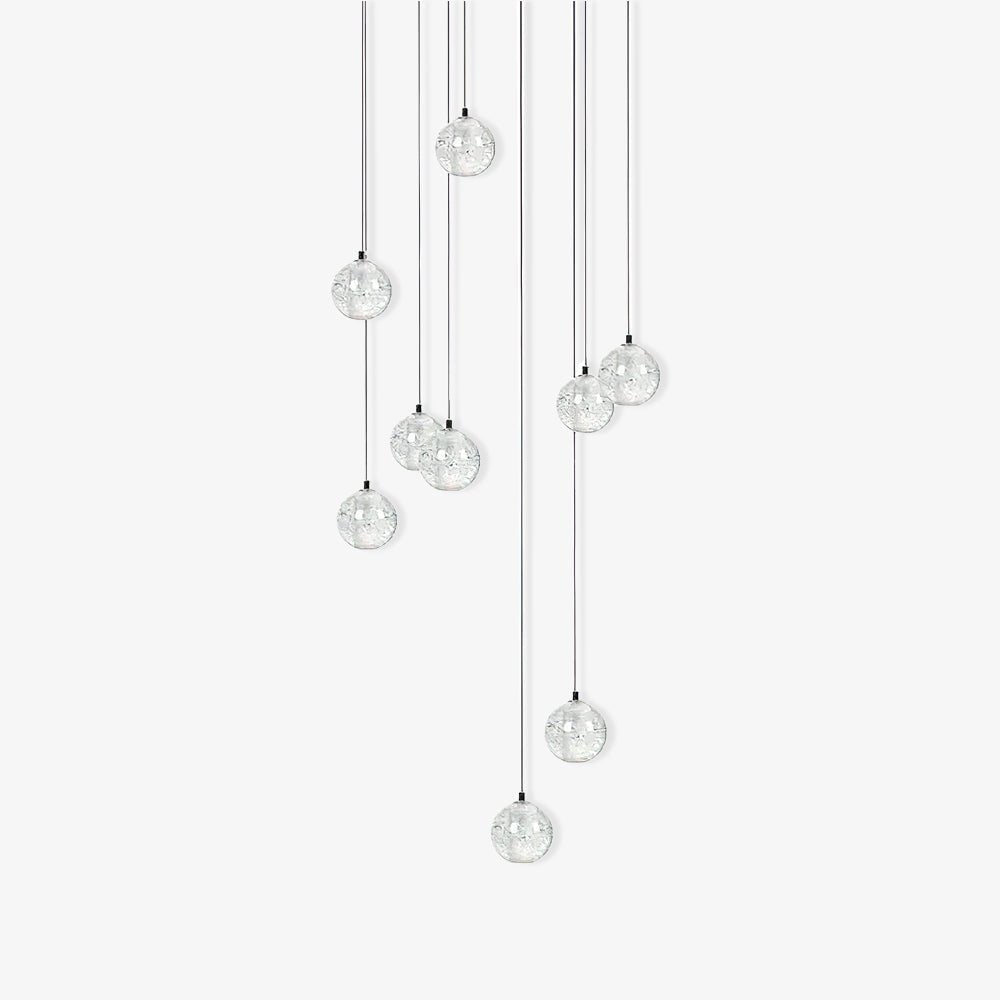 Crystal Bubbles Balls Pendant Lamp-Neutral Decor