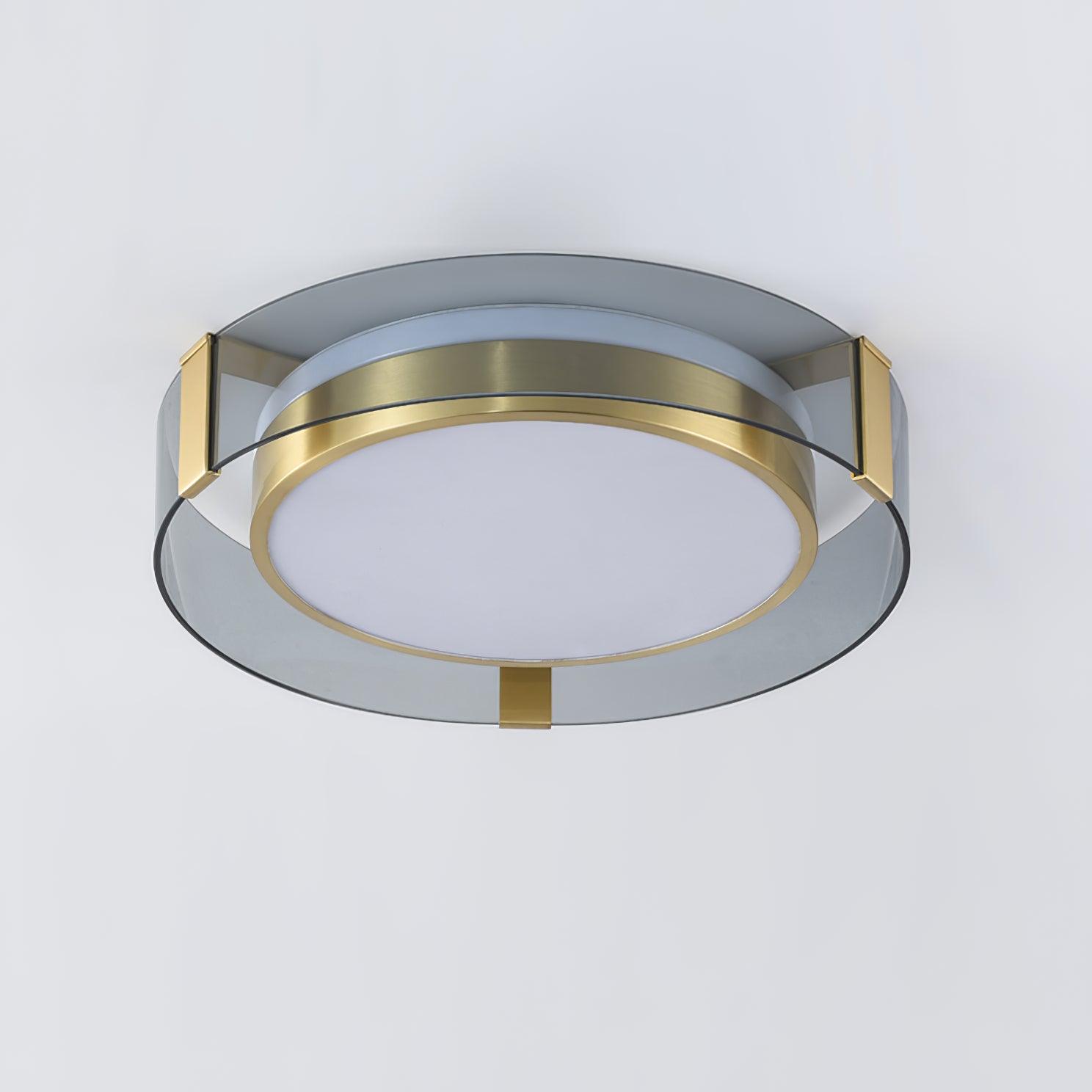 Erliris Round Low Profile Ceiling Light-Neutral Decor