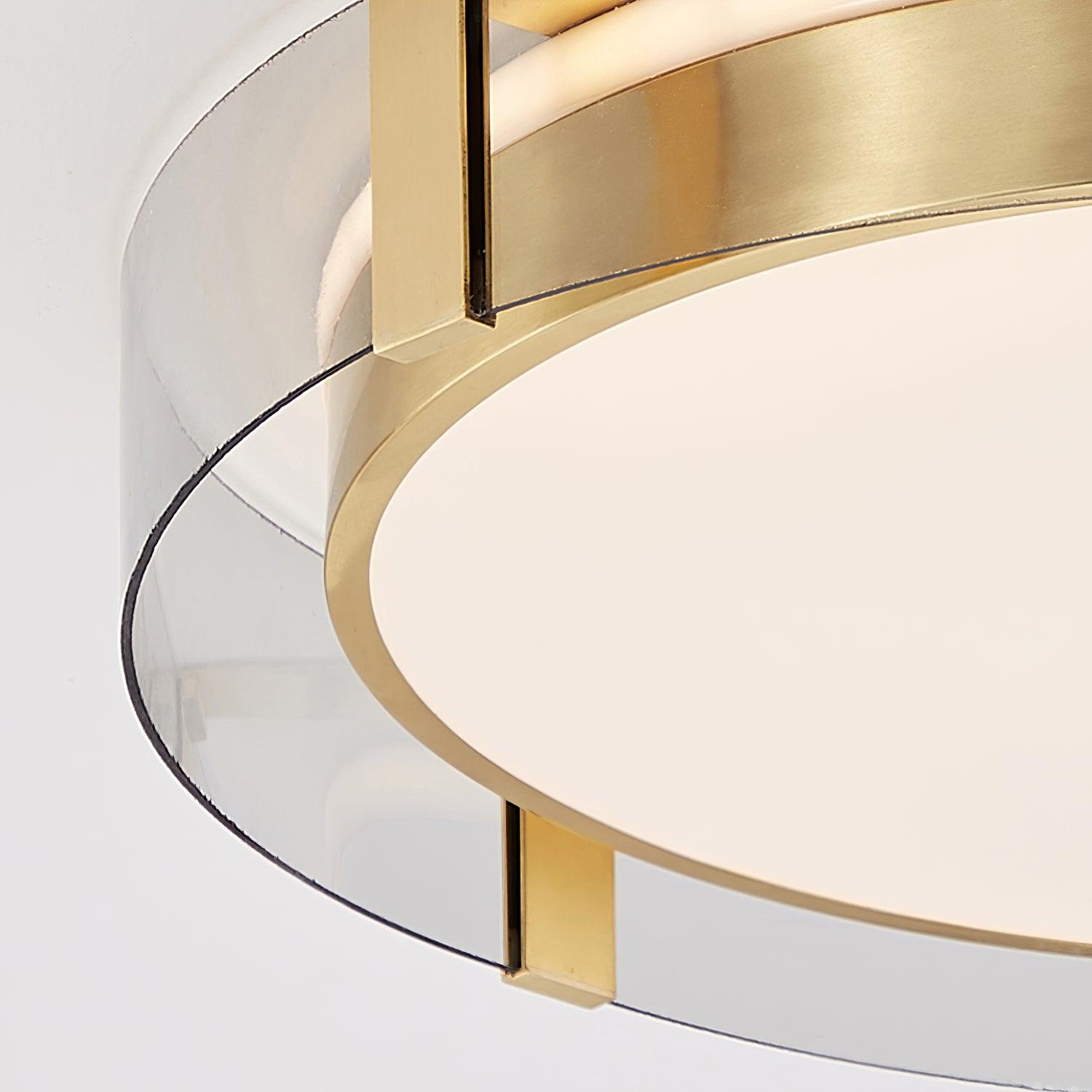 Erliris Round Low Profile Ceiling Light-Neutral Decor