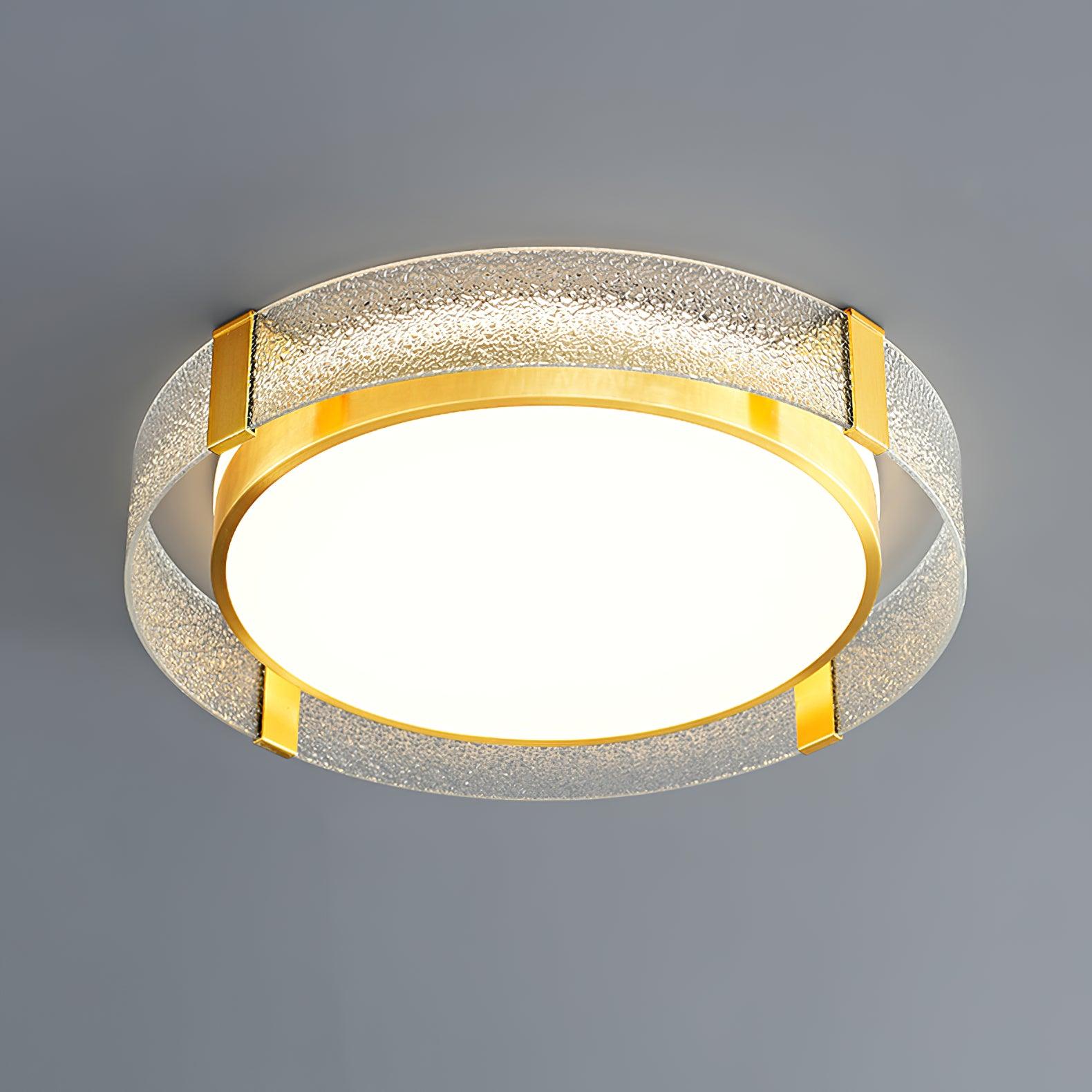 Erliris Round Low Profile Ceiling Light-Neutral Decor