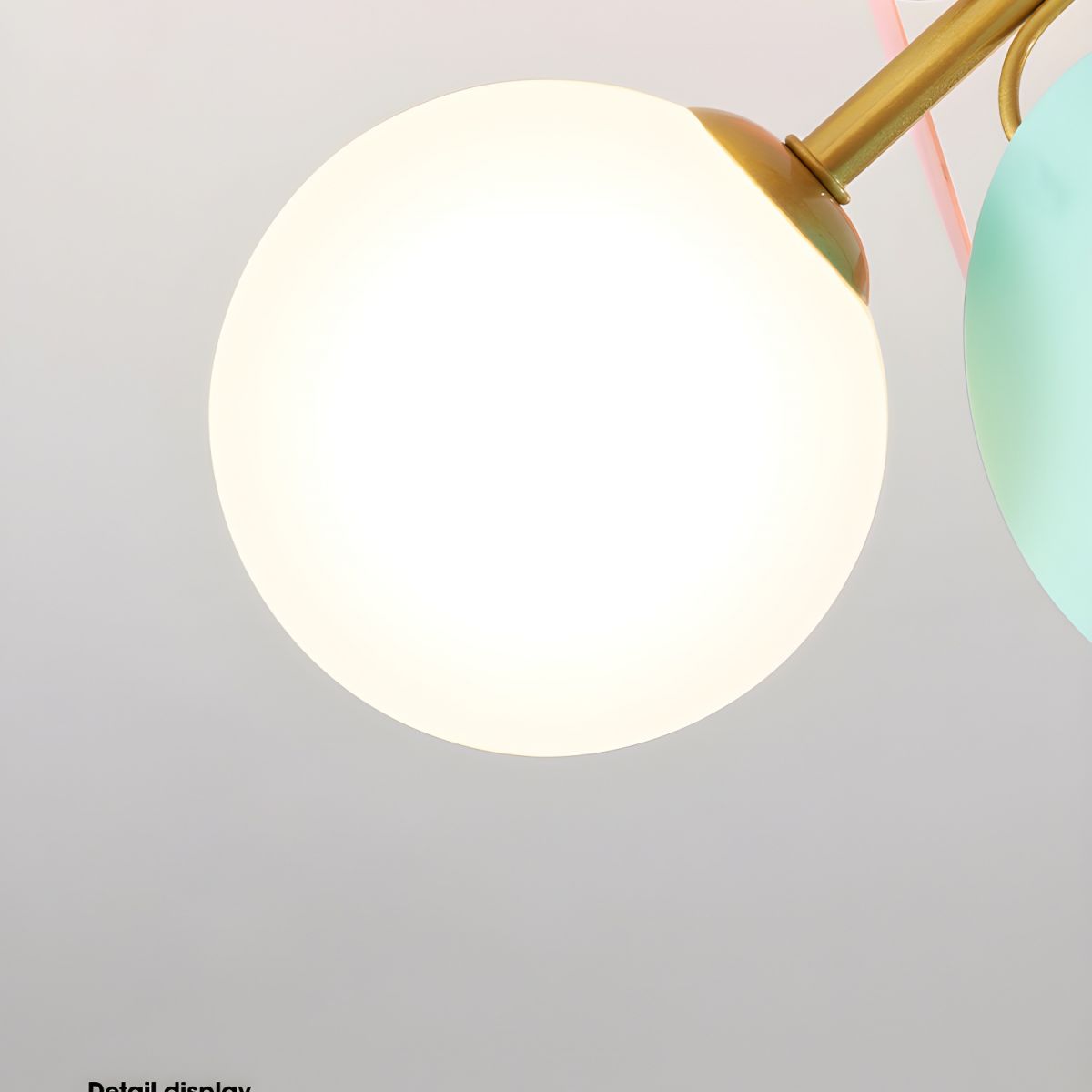 Solara Ceiling Lamp Round Macaron with Pastel Colors-Neutral Decor