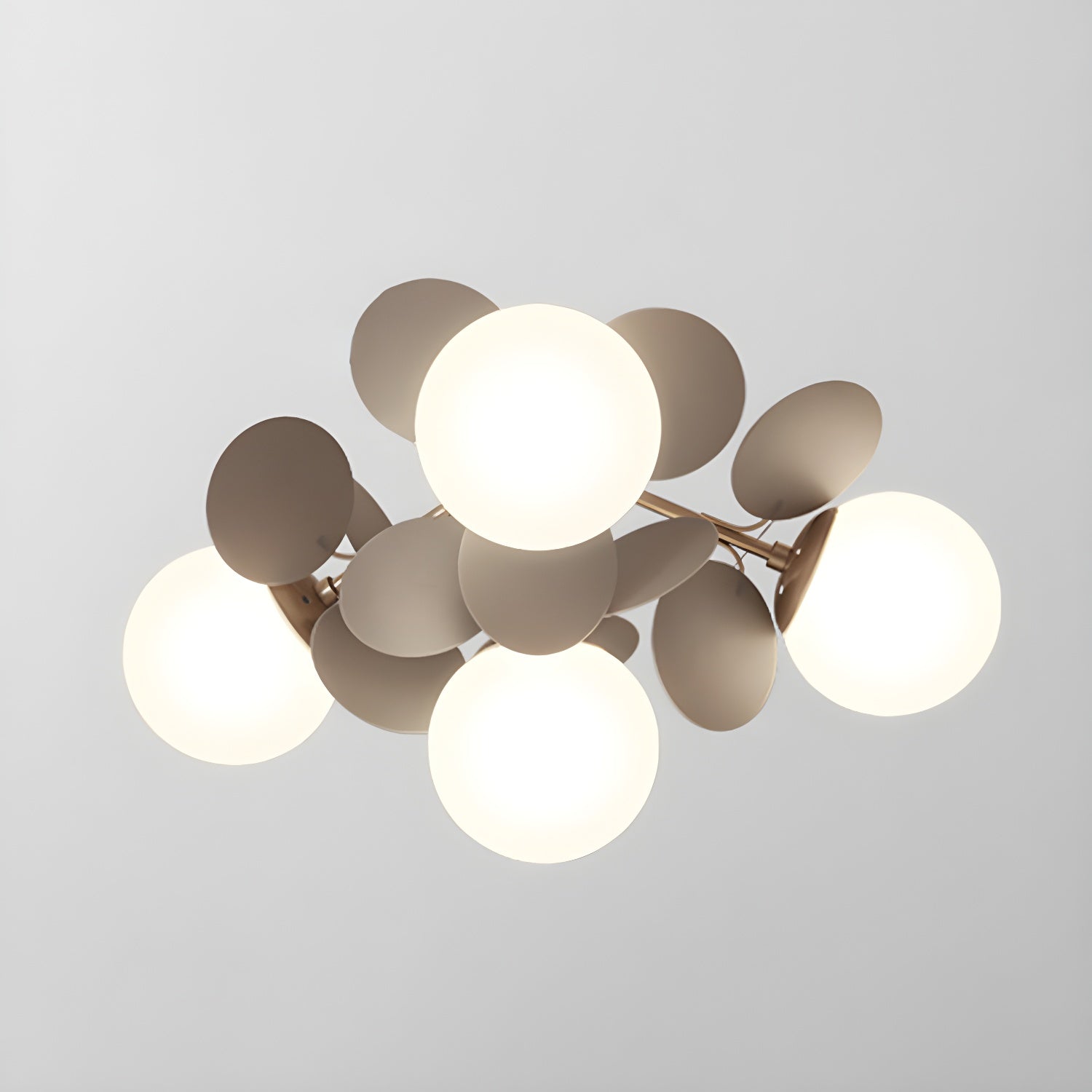 Solara Ceiling Lamp Round Macaron with Pastel Colors-Neutral Decor