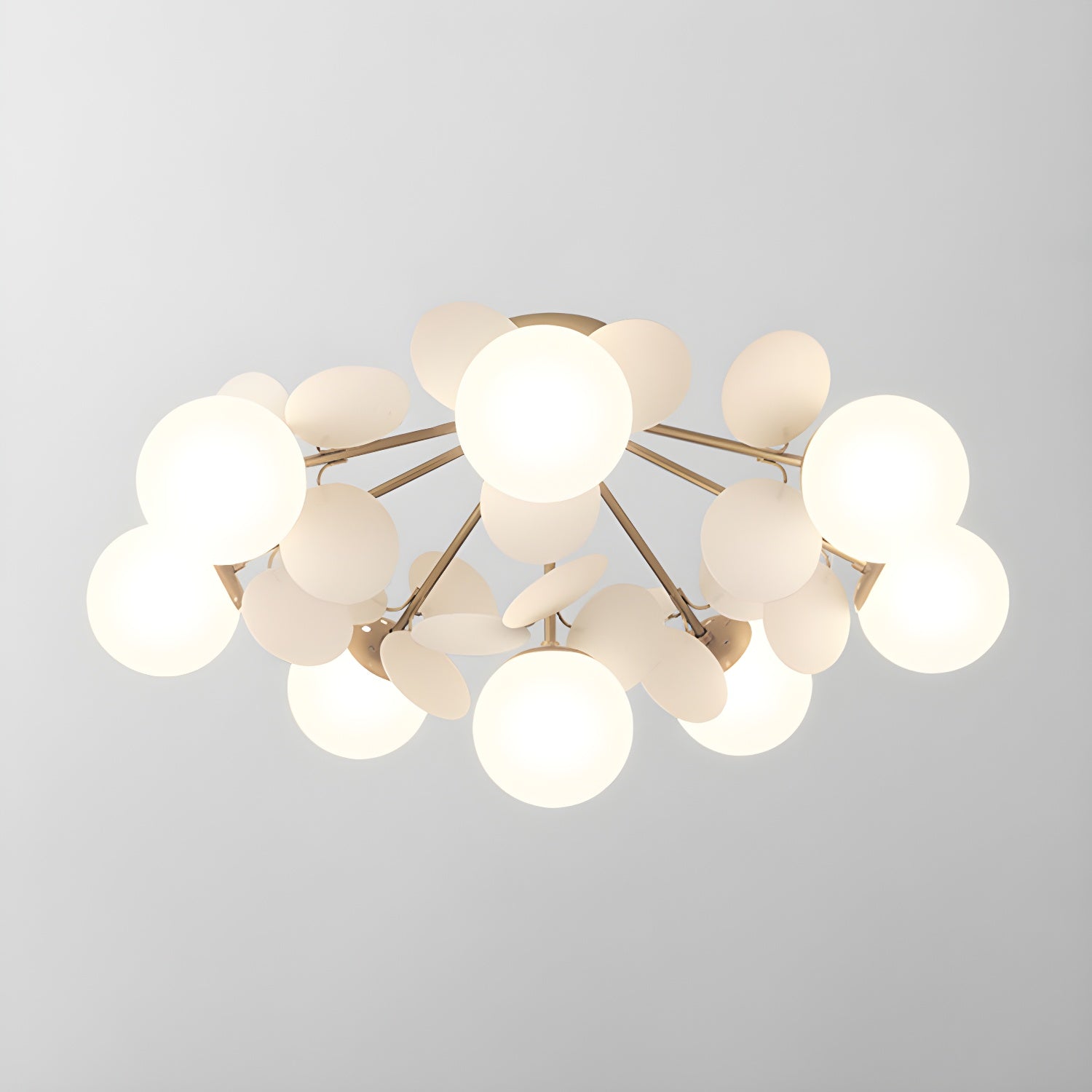 Solara Ceiling Lamp Round Macaron with Pastel Colors-Neutral Decor
