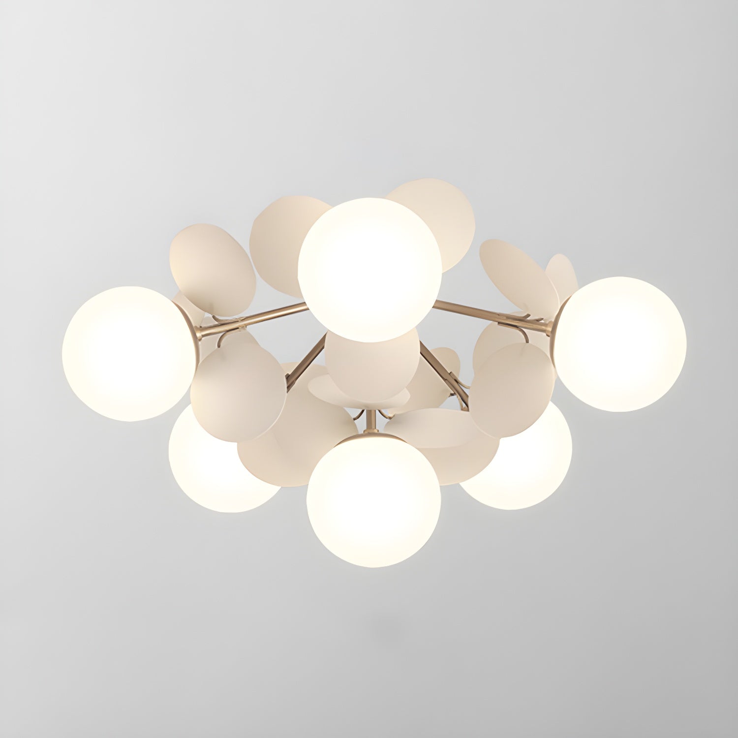 Solara Ceiling Lamp Round Macaron with Pastel Colors-Neutral Decor