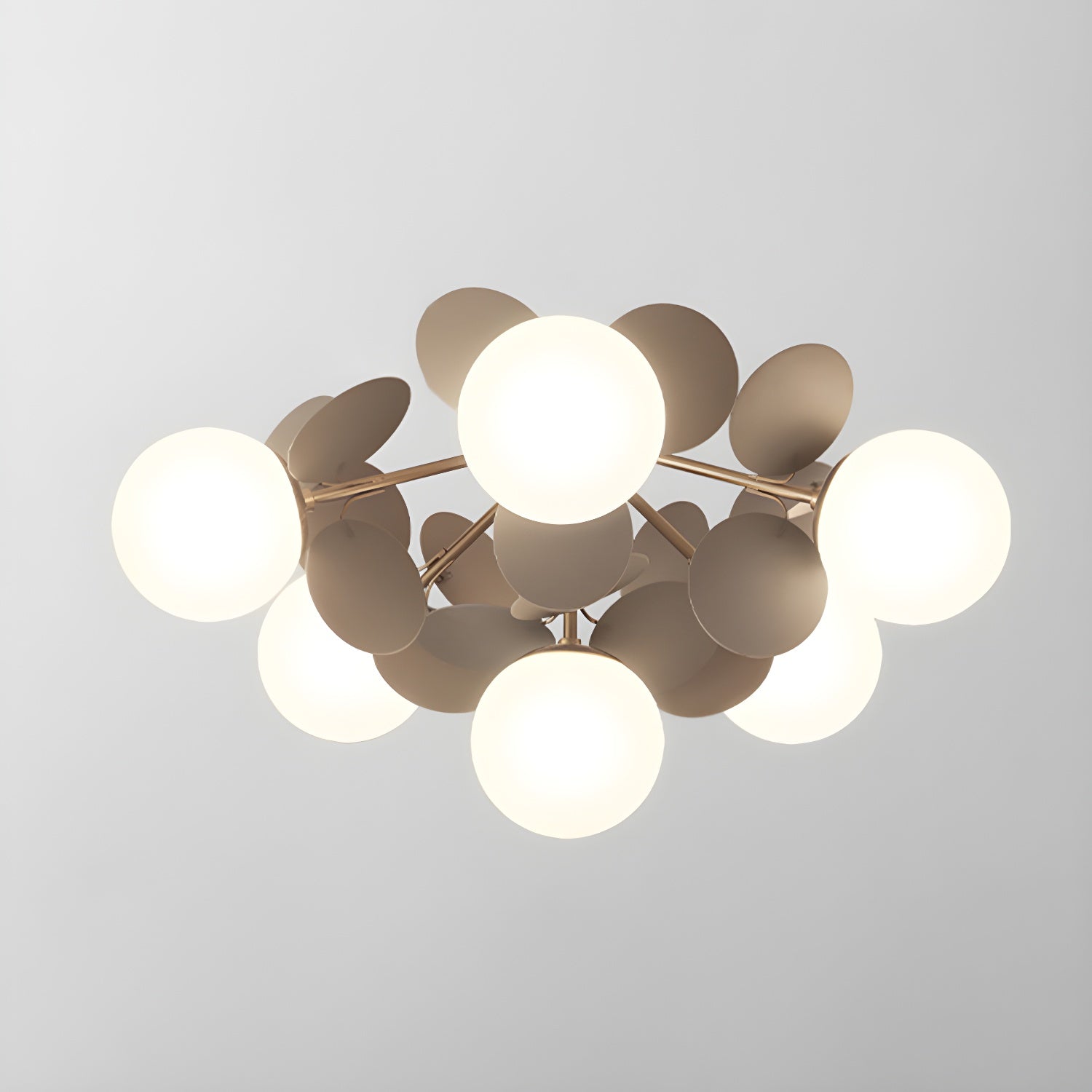 Solara Ceiling Lamp Round Macaron with Pastel Colors-Neutral Decor