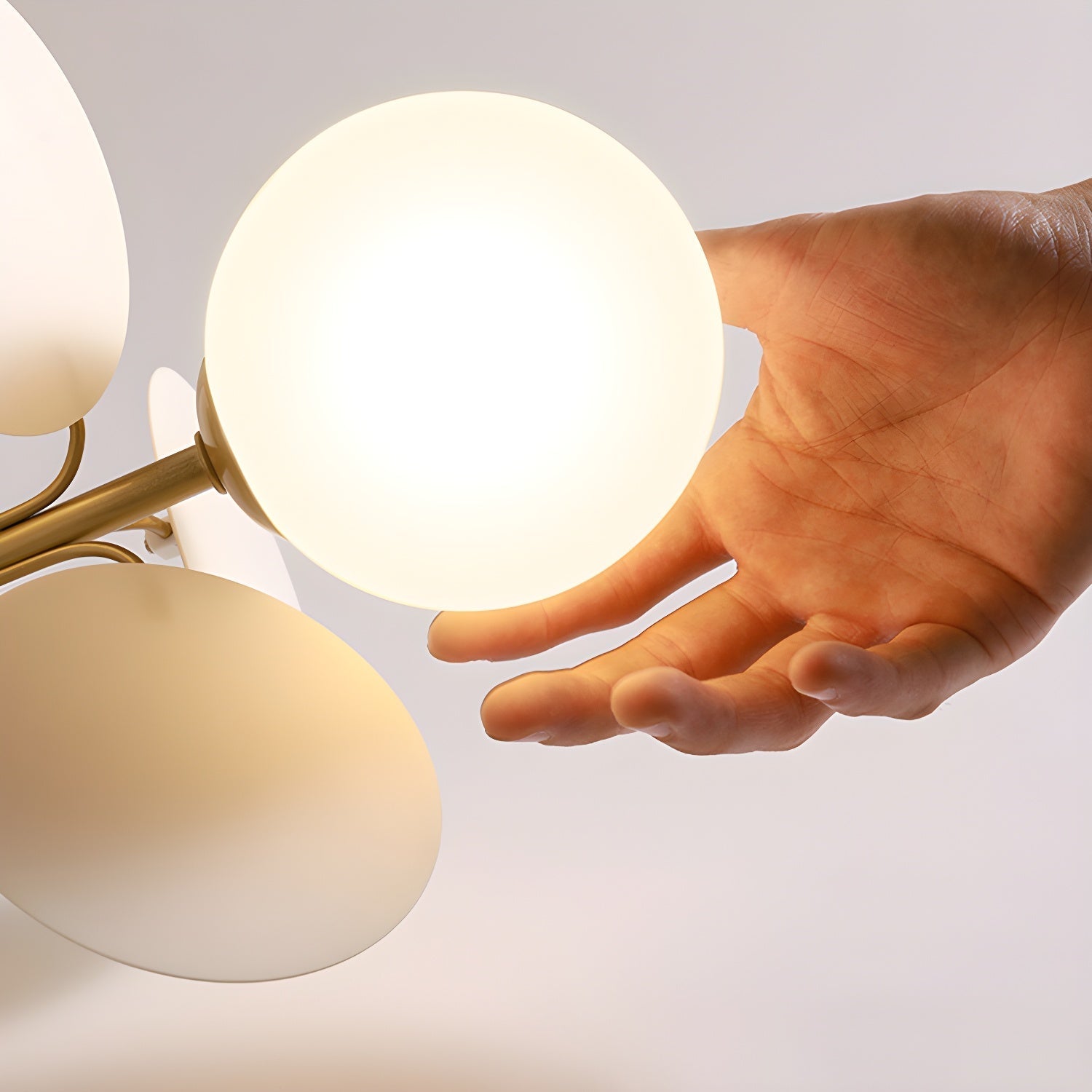 Solara Ceiling Lamp Round Macaron with Pastel Colors-Neutral Decor