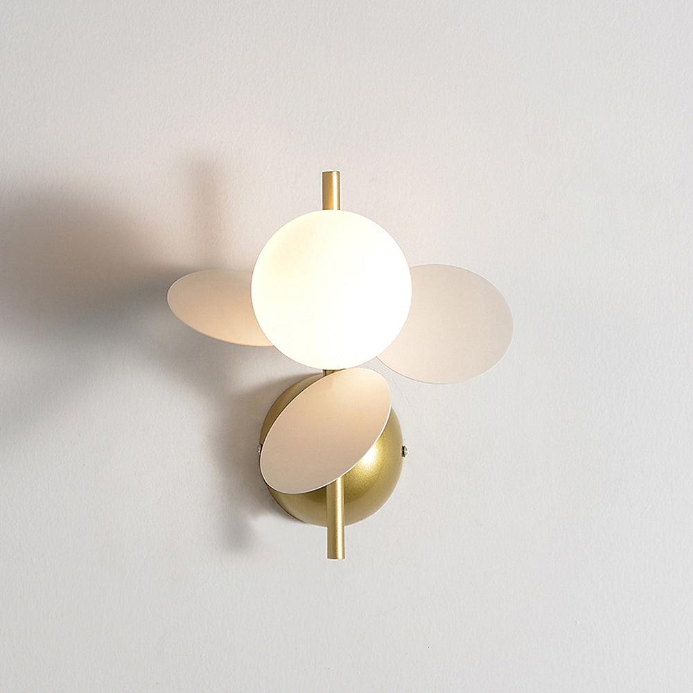Culoren Round Nordic Art Glass Wall Lamp-Neutral Decor