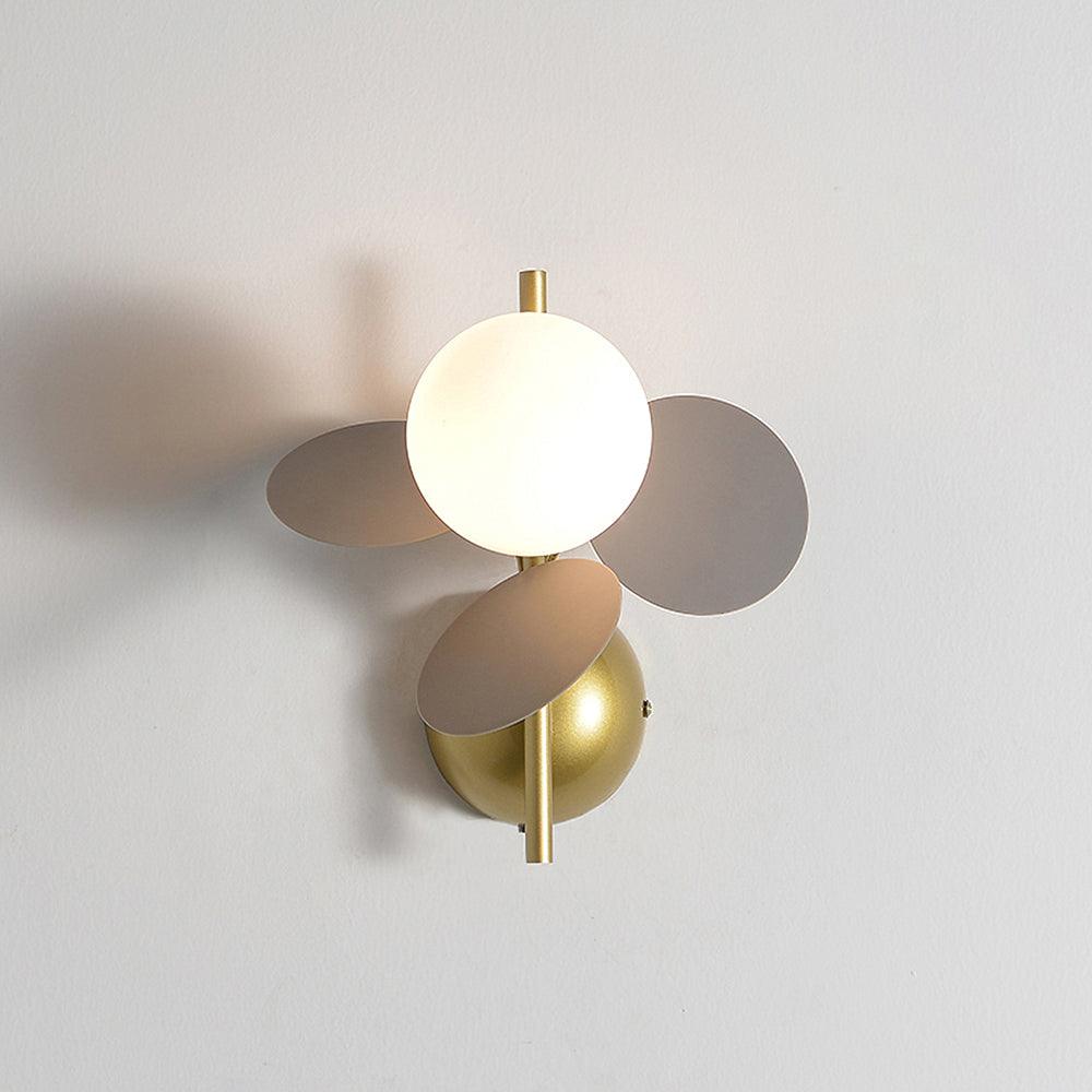 Culoren Round Nordic Art Glass Wall Lamp-Neutral Decor