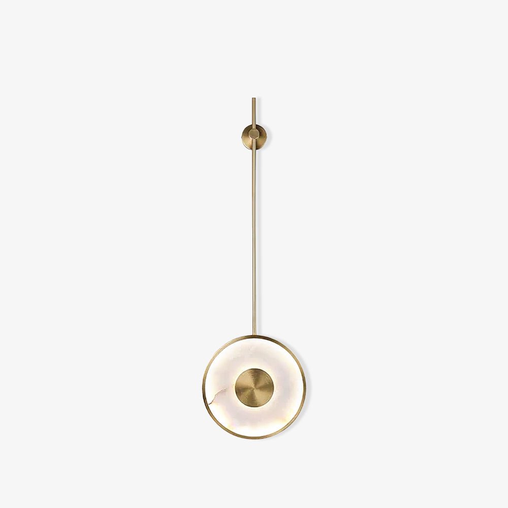 Vevelila Minimalist Alabaster Pendant Light-Neutral Decor