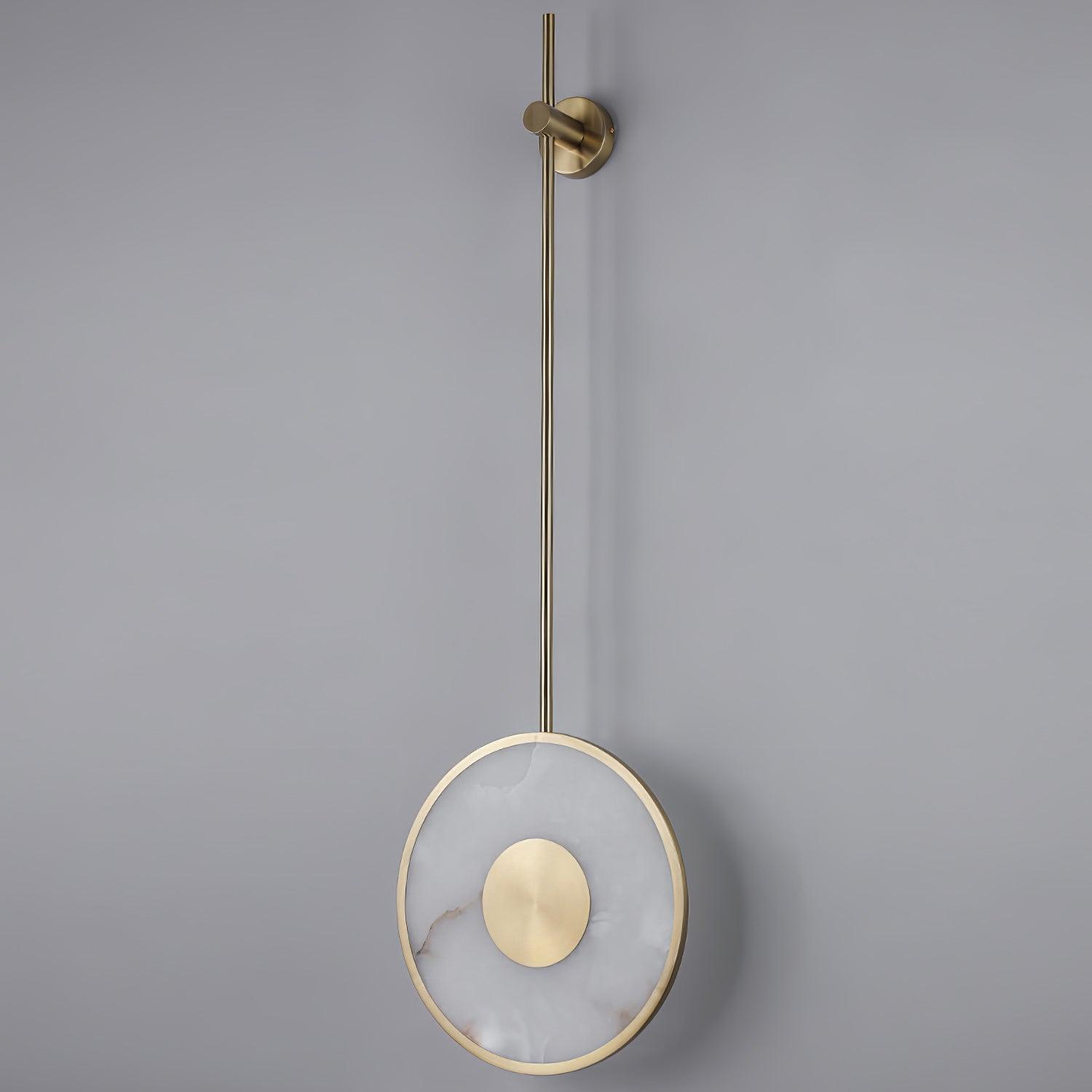 Vevelila Minimalist Alabaster Pendant Light-Neutral Decor