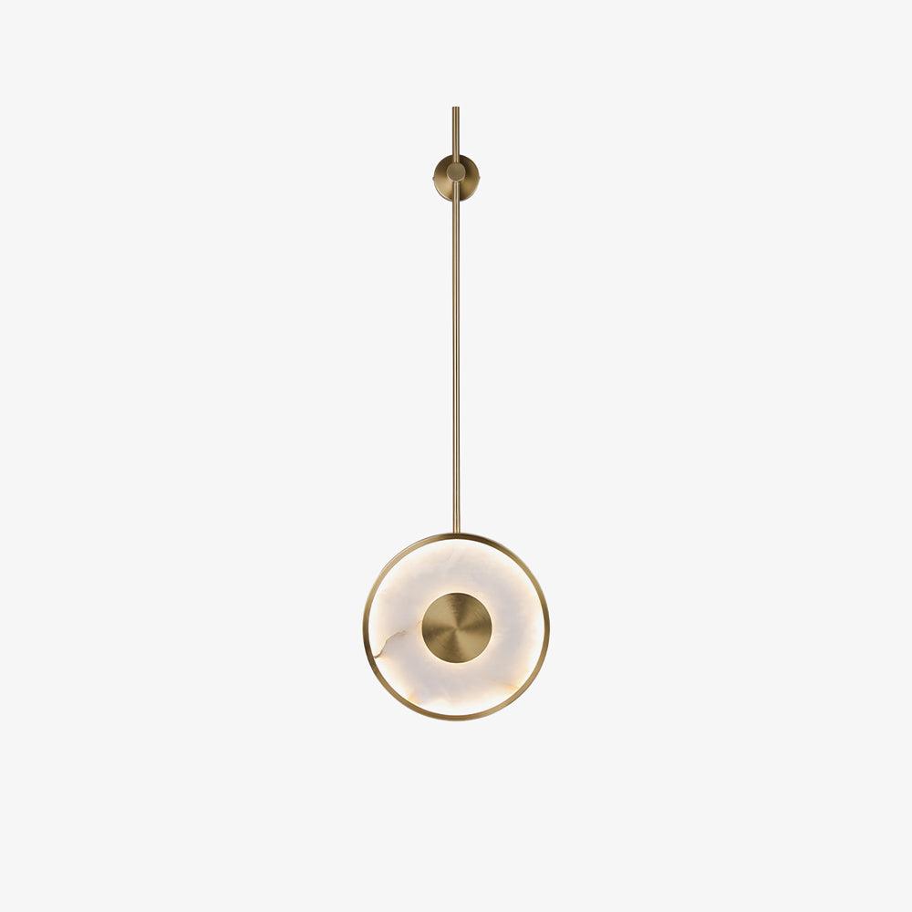 Vevelila Minimalist Alabaster Pendant Light-Neutral Decor