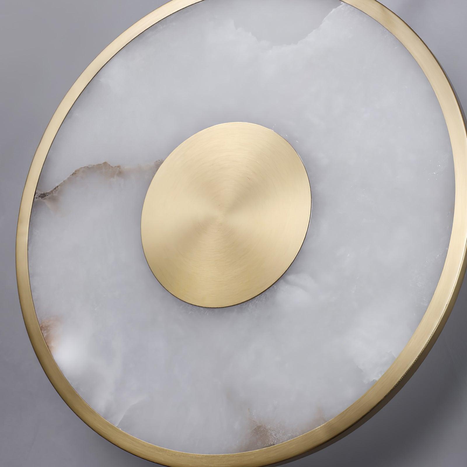 Vevelila Minimalist Alabaster Pendant Light-Neutral Decor