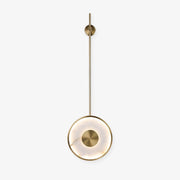Vevelila Minimalist Alabaster Pendant Light-Neutral Decor