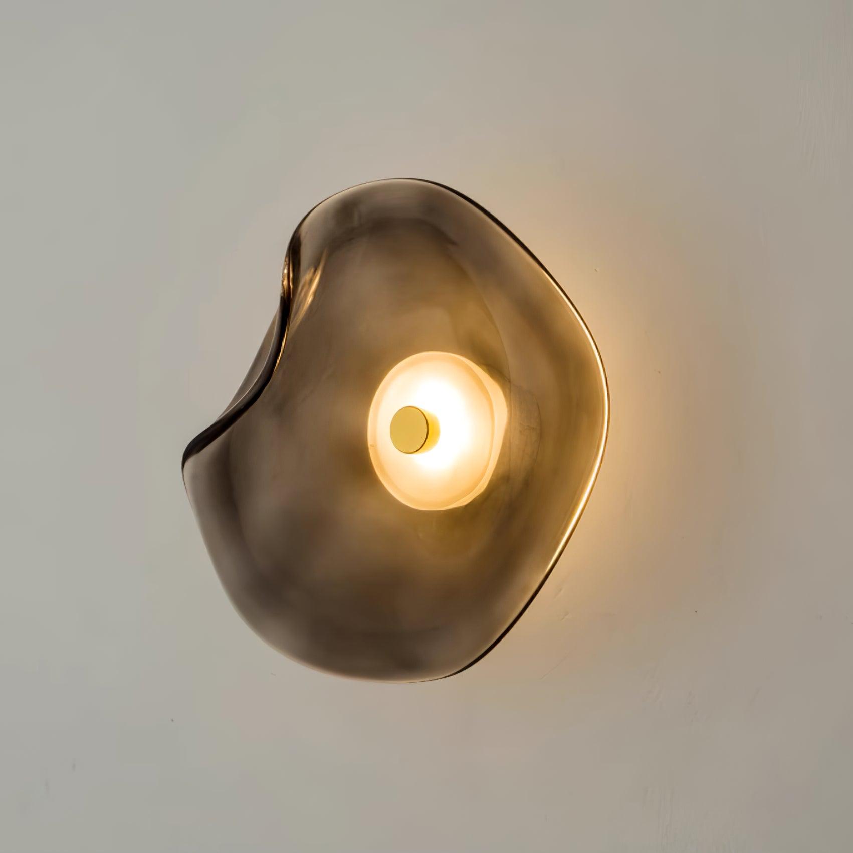Lunara Amber Glass Wall Light