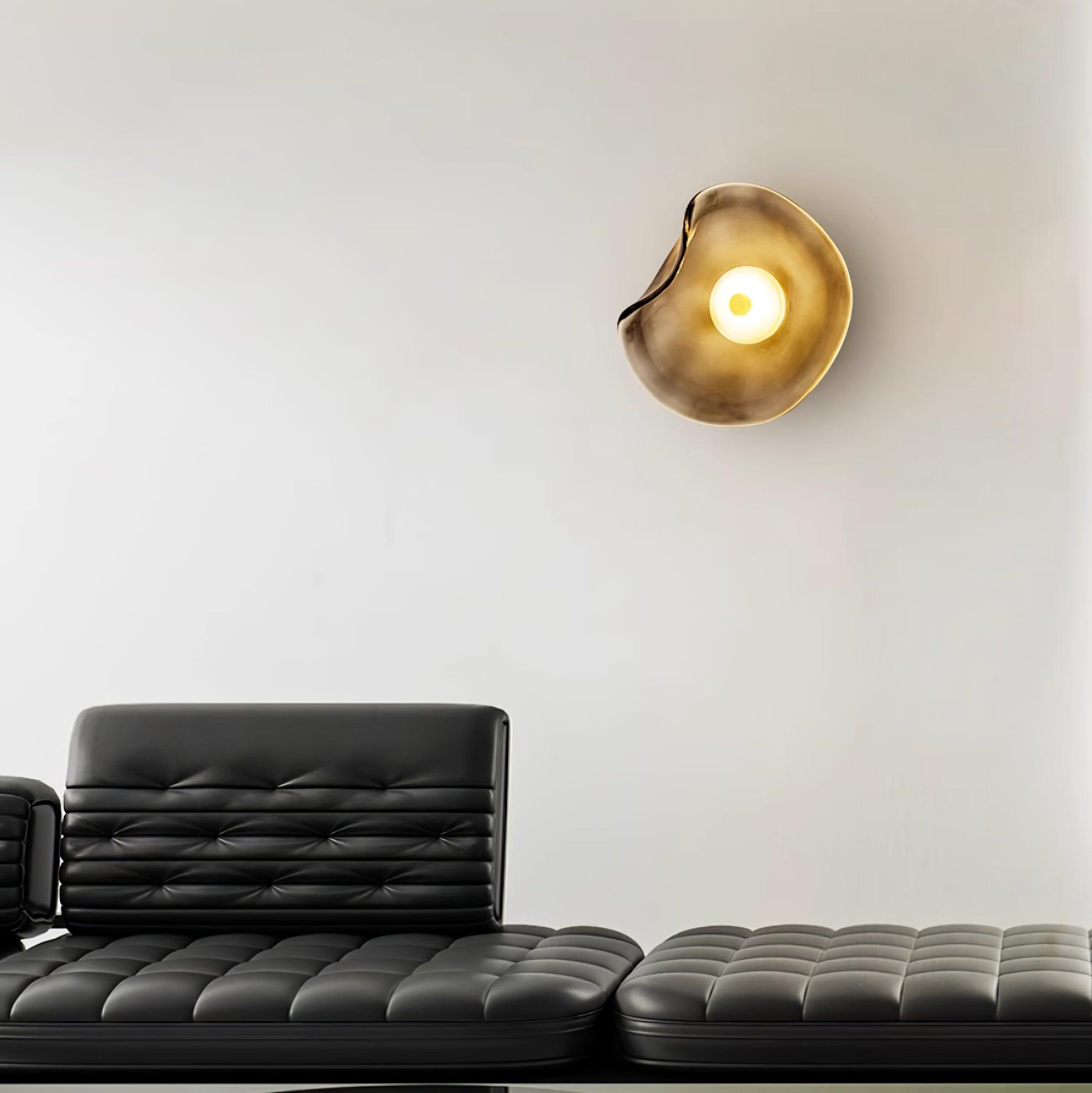 Lunara Amber Glass Wall Light