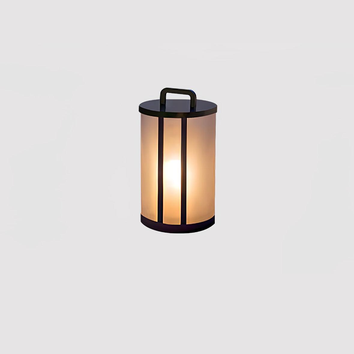 Elrinarae Pagoda Frame Travertine Lantern-Neutral Decor