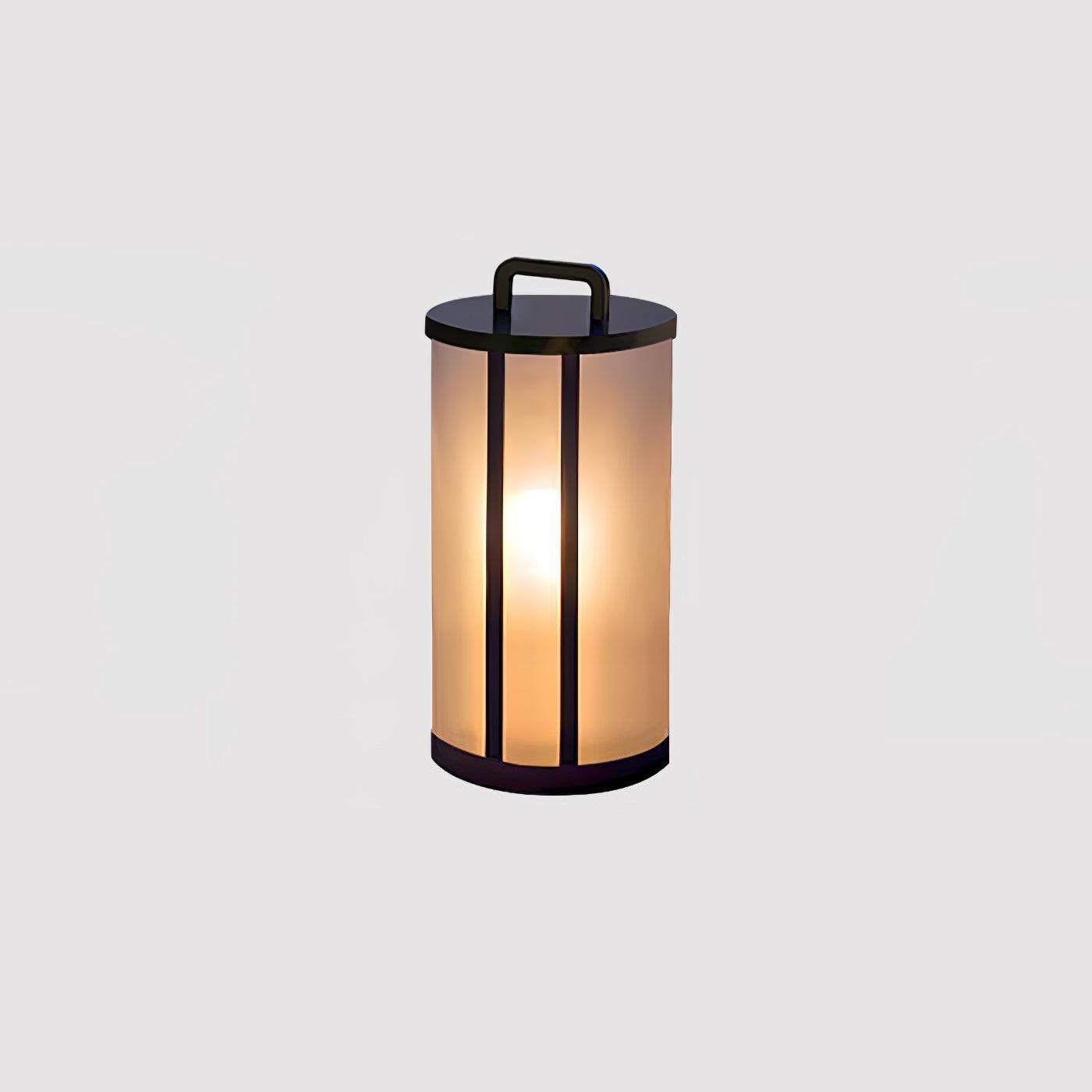Elrinarae Pagoda Frame Travertine Lantern-Neutral Decor