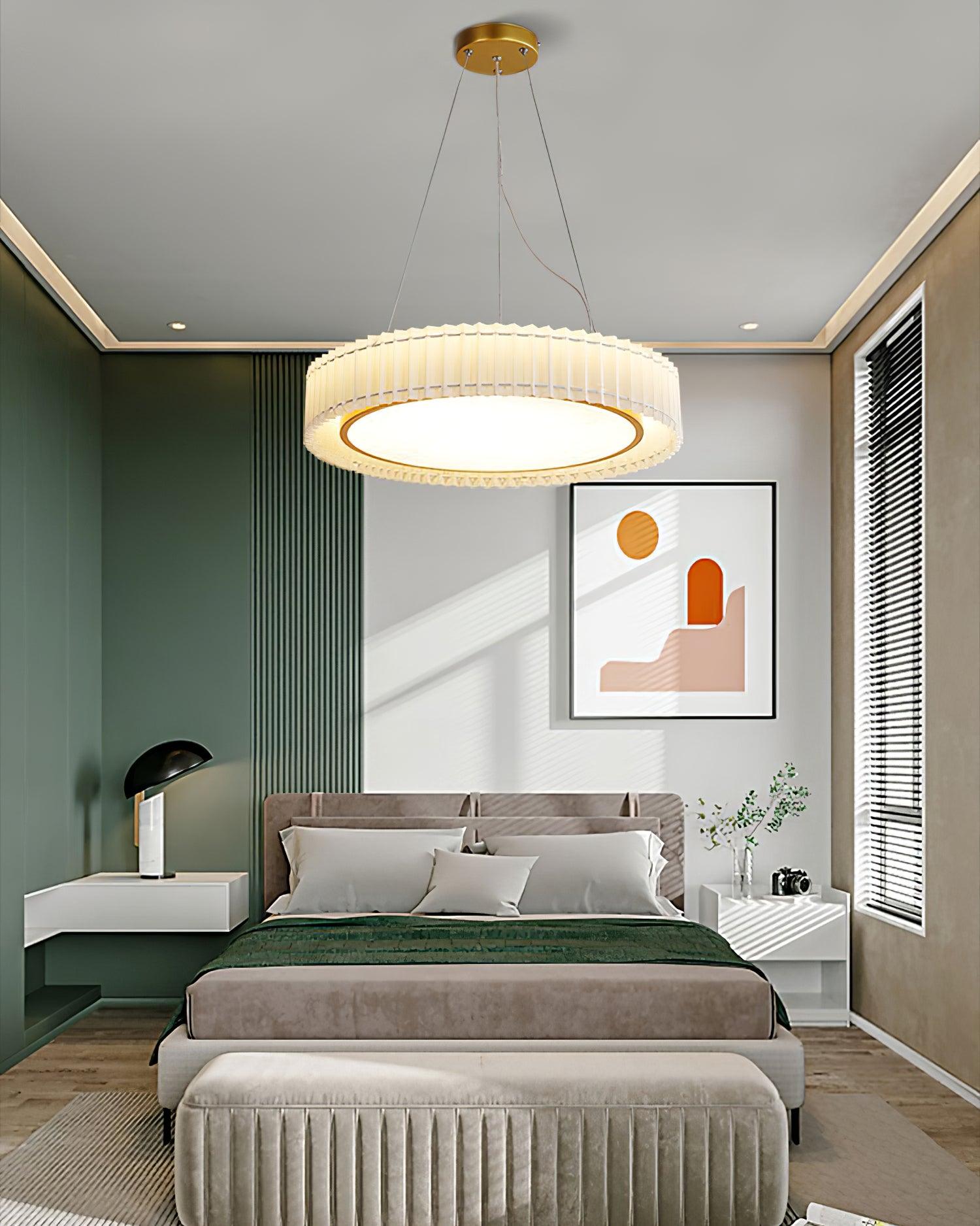 Cudo Fabric Cozy Pendant Lamp-Neutral Decor