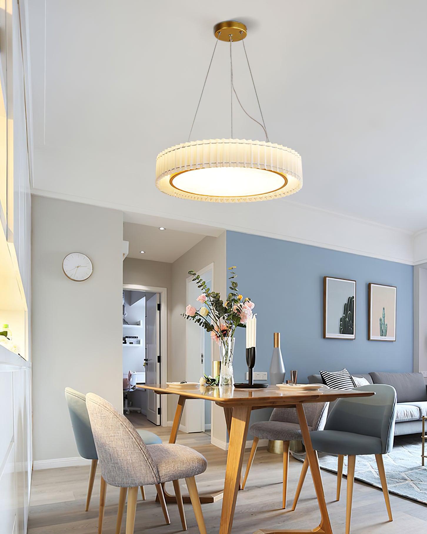 Cudo Fabric Cozy Pendant Lamp-Neutral Decor