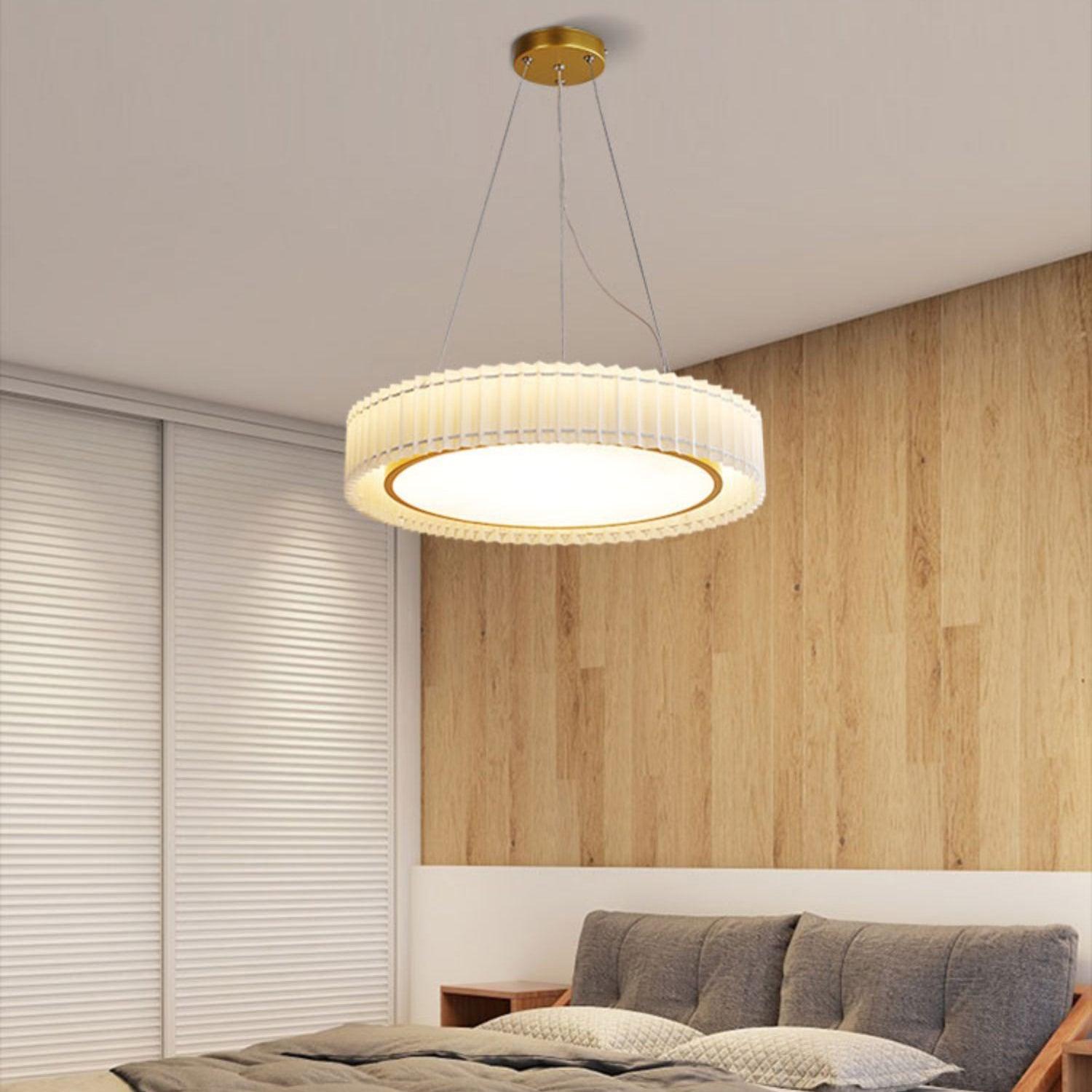 Cudo Fabric Cozy Pendant Lamp-Neutral Decor