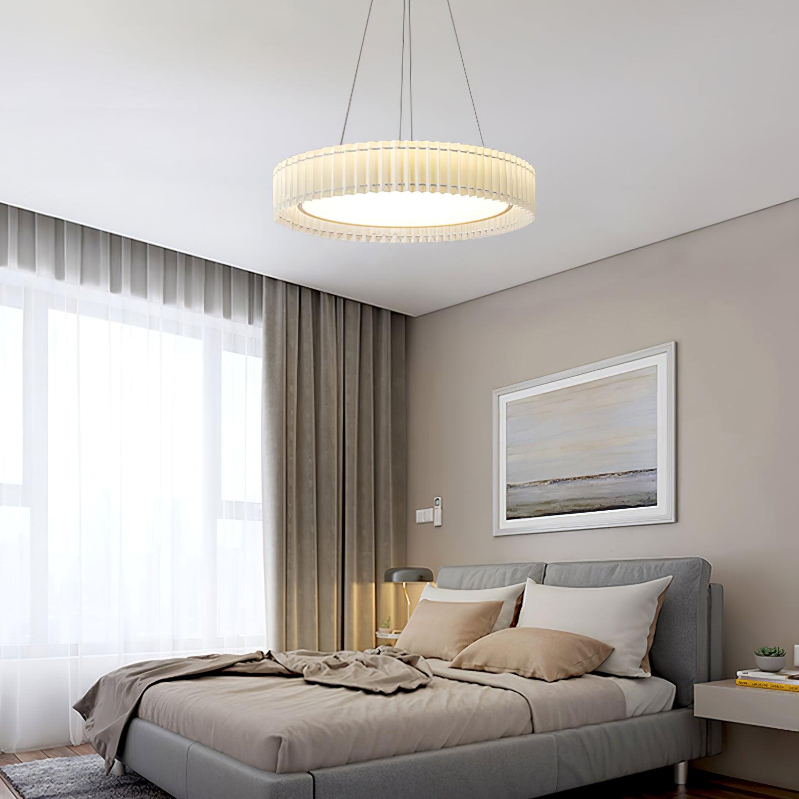 Cudo Fabric Cozy Pendant Lamp-Neutral Decor