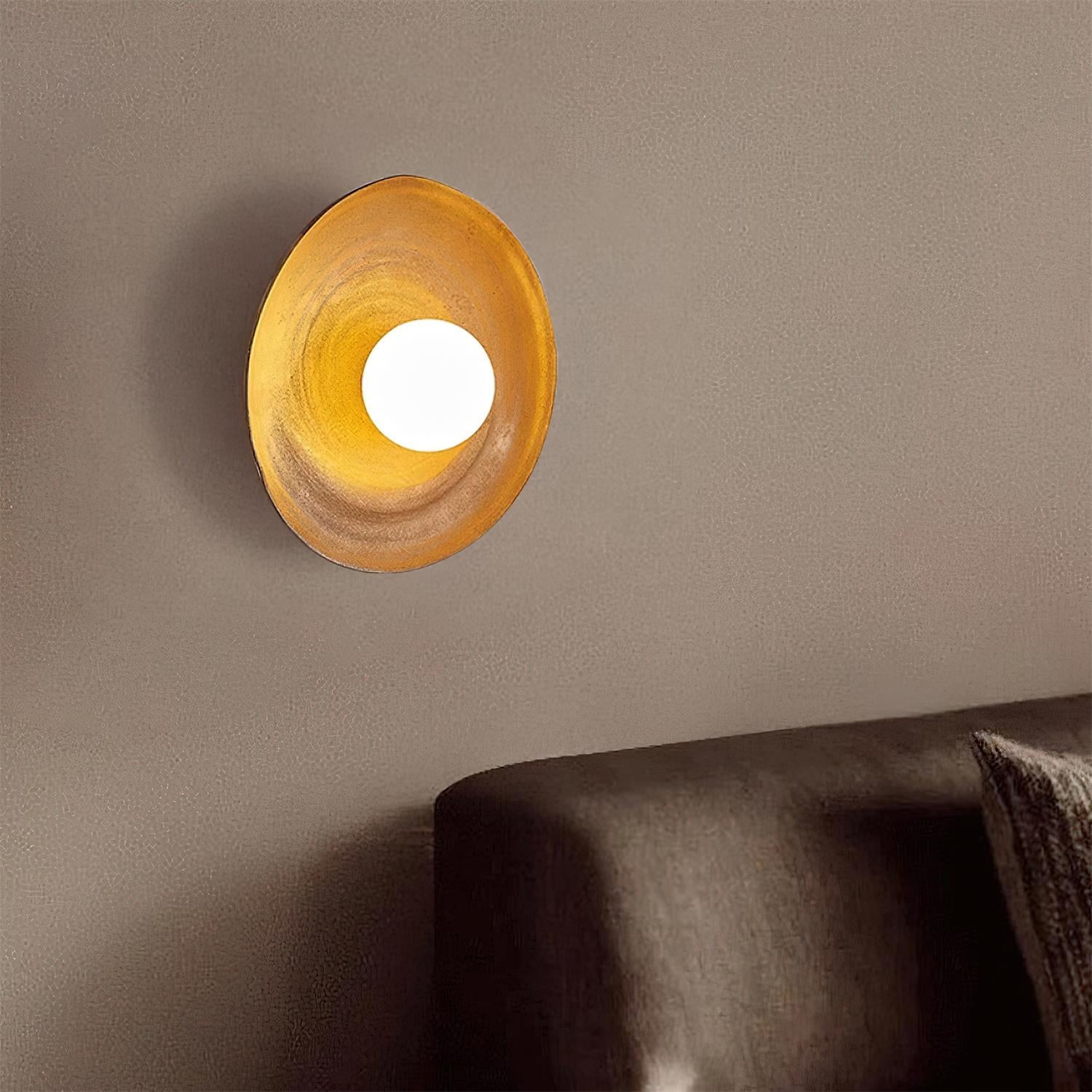 Wall Lamp Fiberglass Globe Nordic