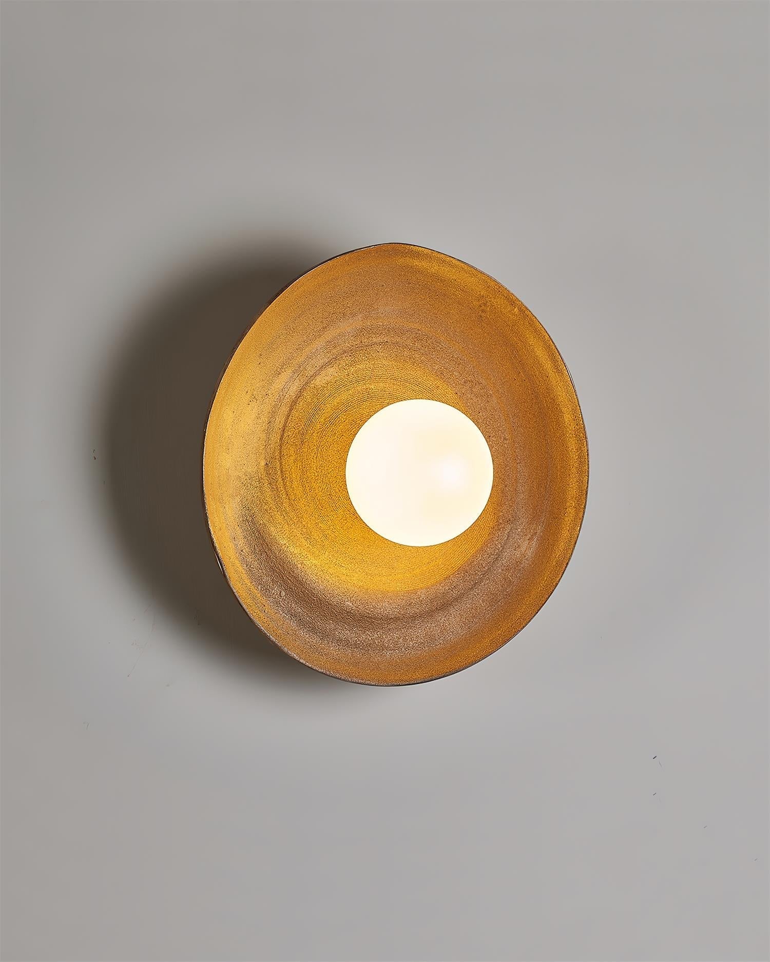 Wall Lamp Fiberglass Globe Nordic