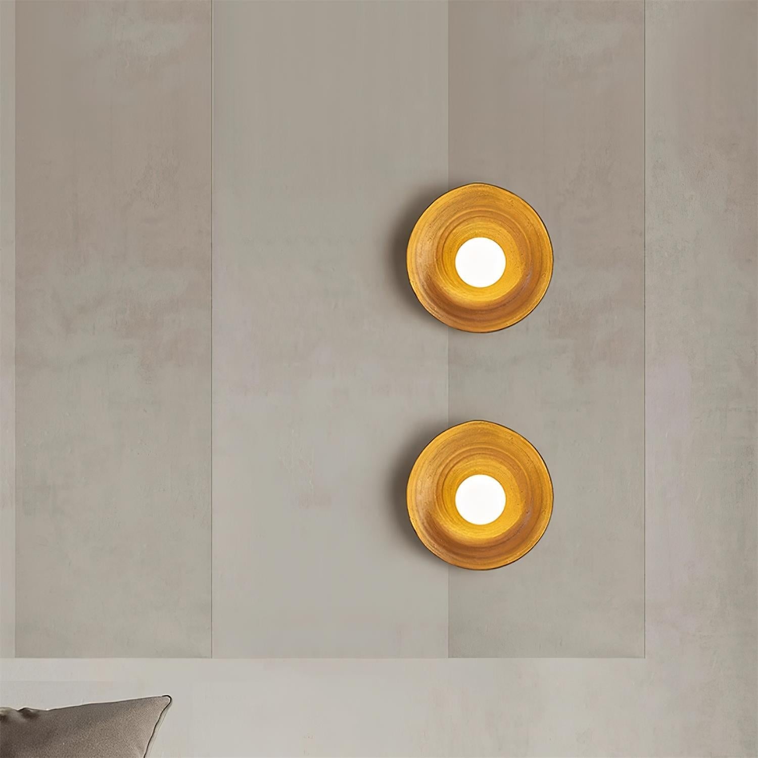 Wall Lamp Fiberglass Globe Nordic