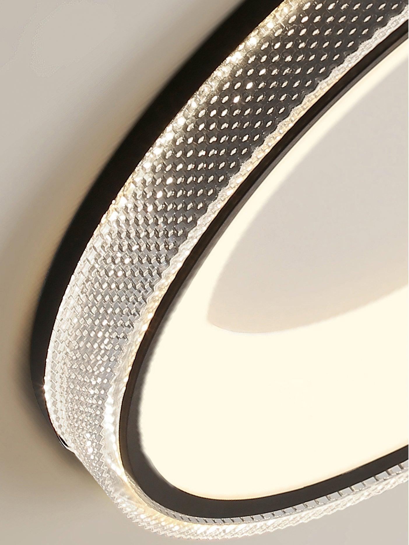 Liroxen Ceiling Lamp Round Recessed Minimalist Warm-Neutral Decor