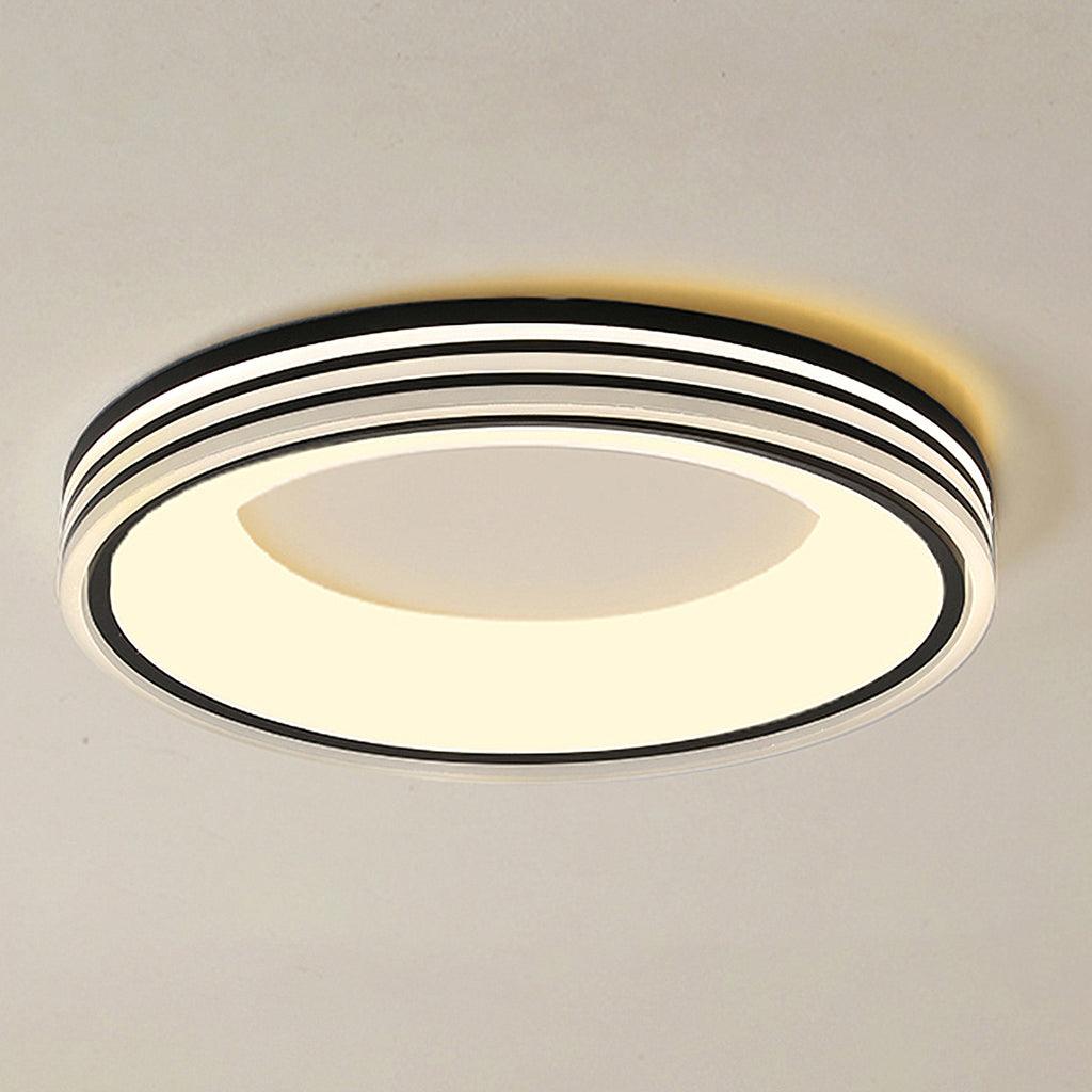 Liroxen Ceiling Lamp Round Recessed Minimalist Warm-Neutral Decor