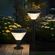 Odette Round Solar LED Lampshade Outdoor Lights