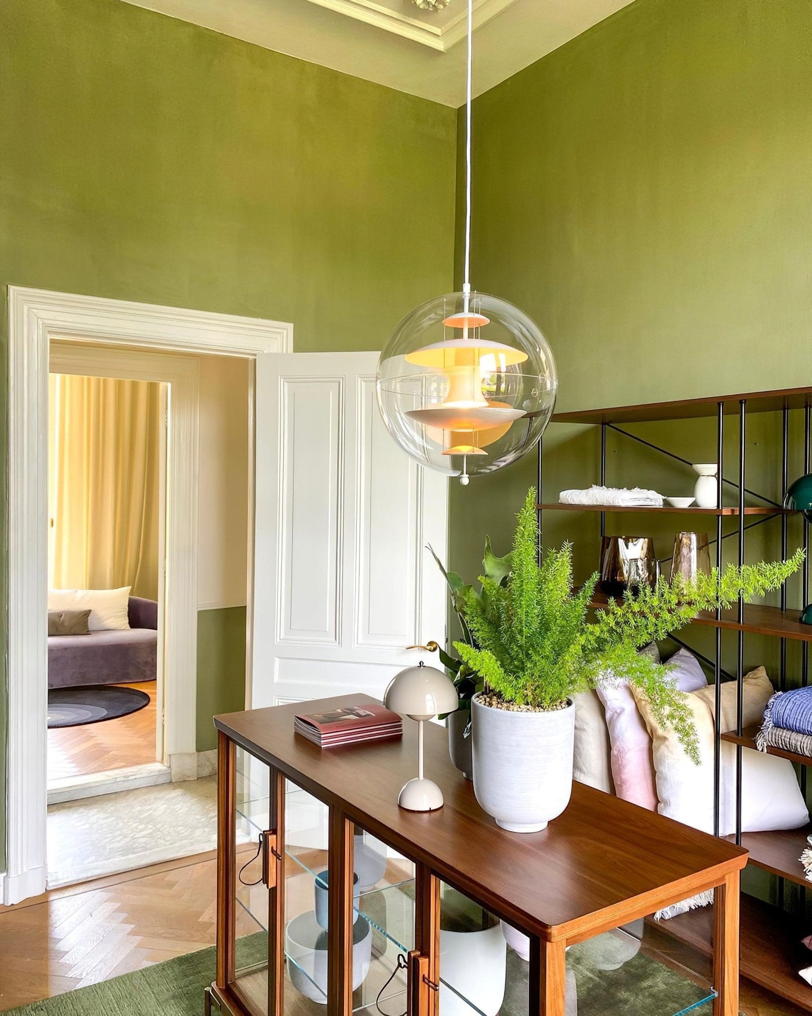 Gyan Futuristic Pendant Lamp-Neutral Decor