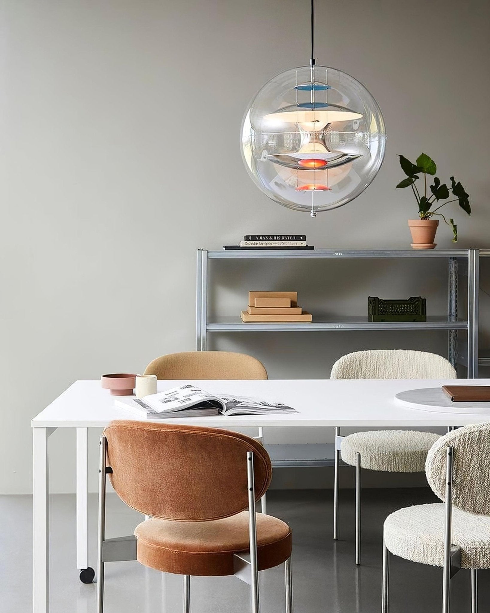 Gyan Futuristic Pendant Lamp-Neutral Decor
