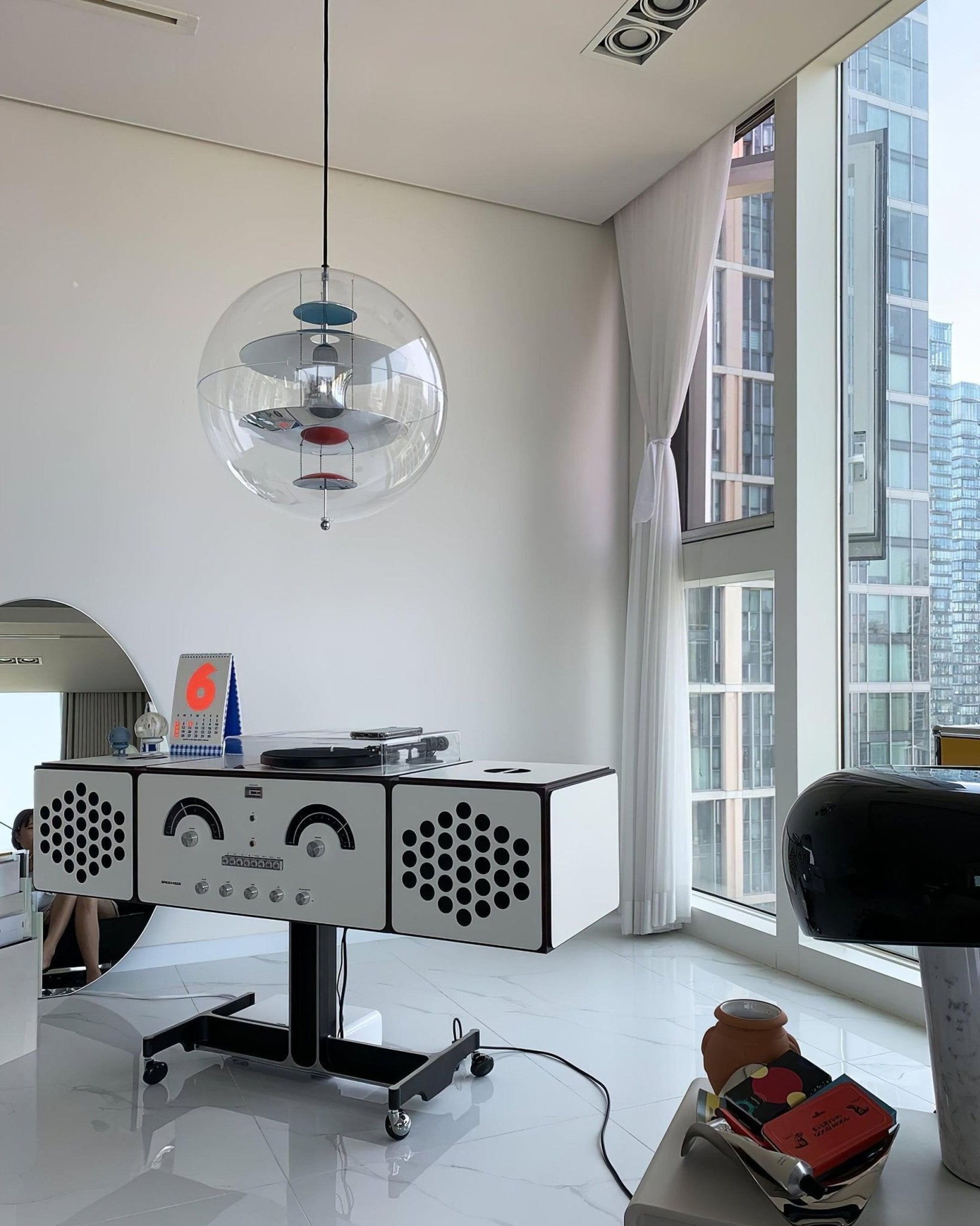 Gyan Futuristic Pendant Lamp-Neutral Decor