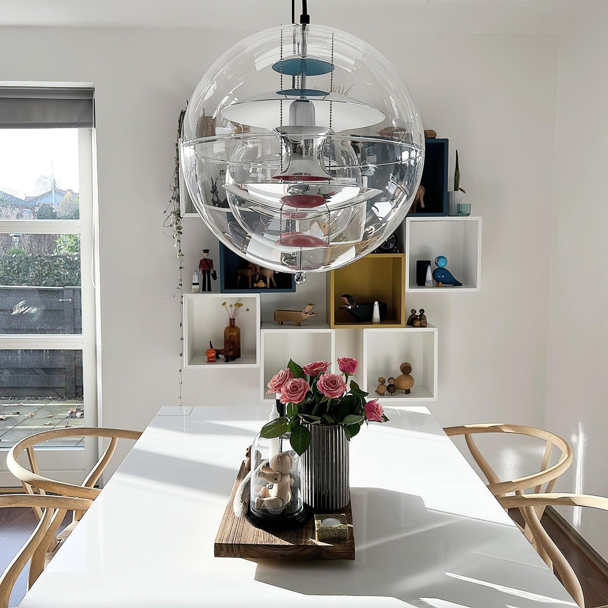 Gyan Futuristic Pendant Lamp-Neutral Decor