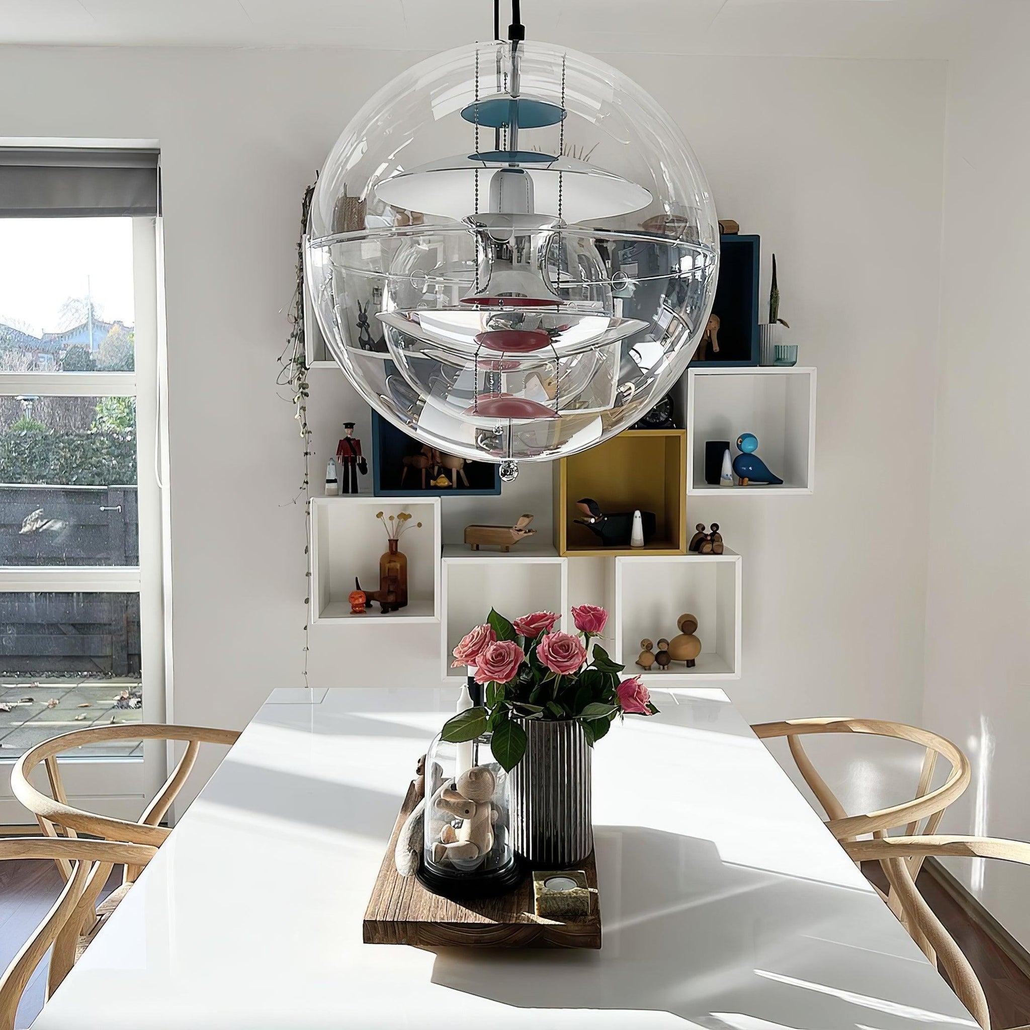 Gyan Futuristic Pendant Lamp-Neutral Decor