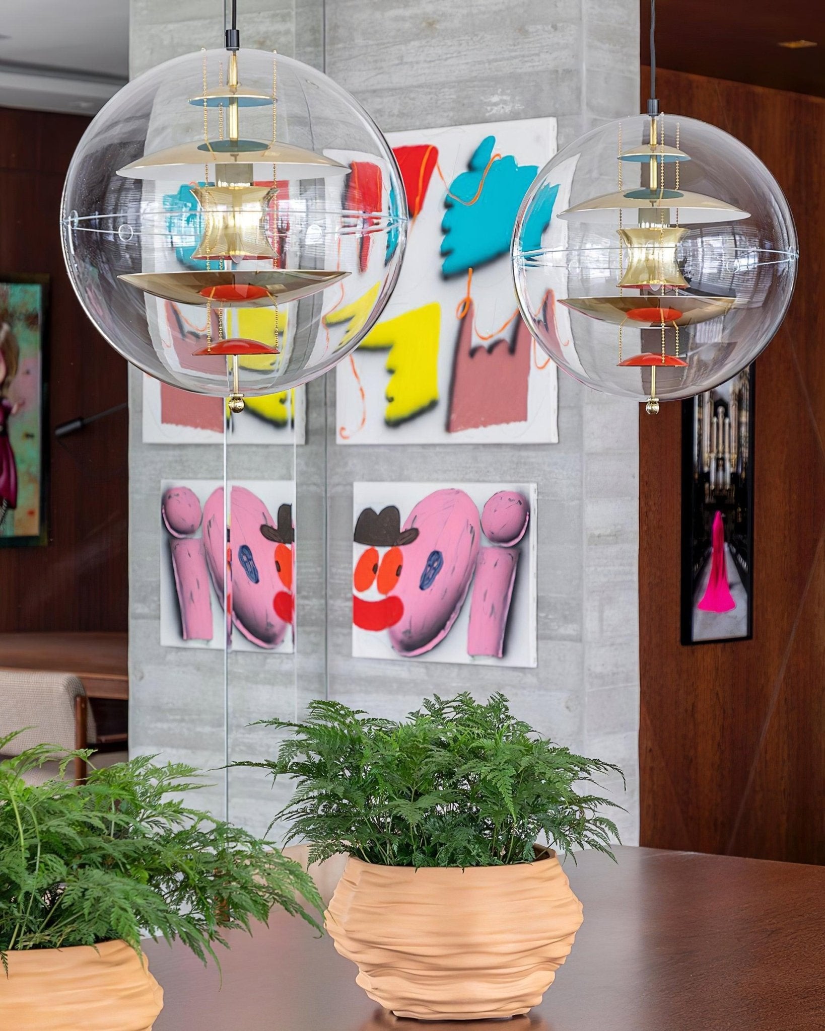 Gyan Futuristic Pendant Lamp-Neutral Decor
