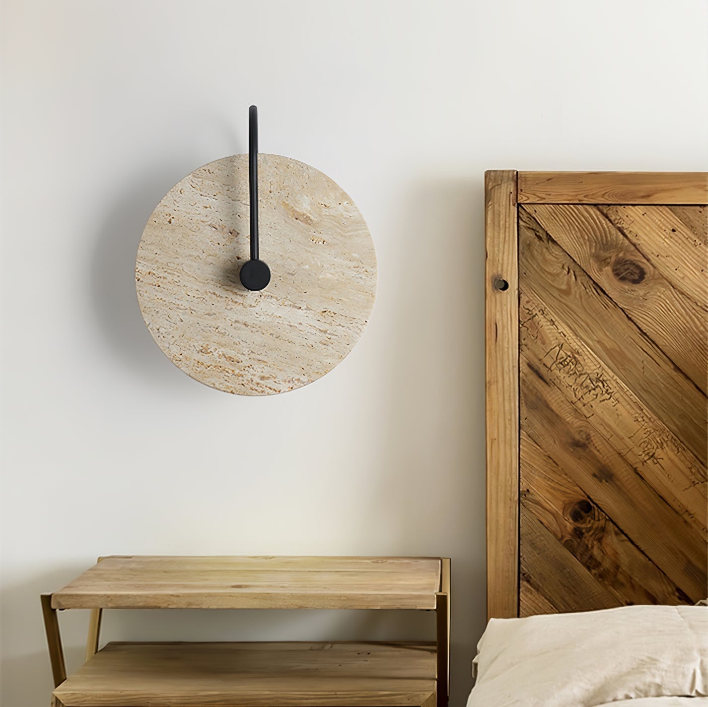 Ulsk Travertine Wall Light-Neutral Decor