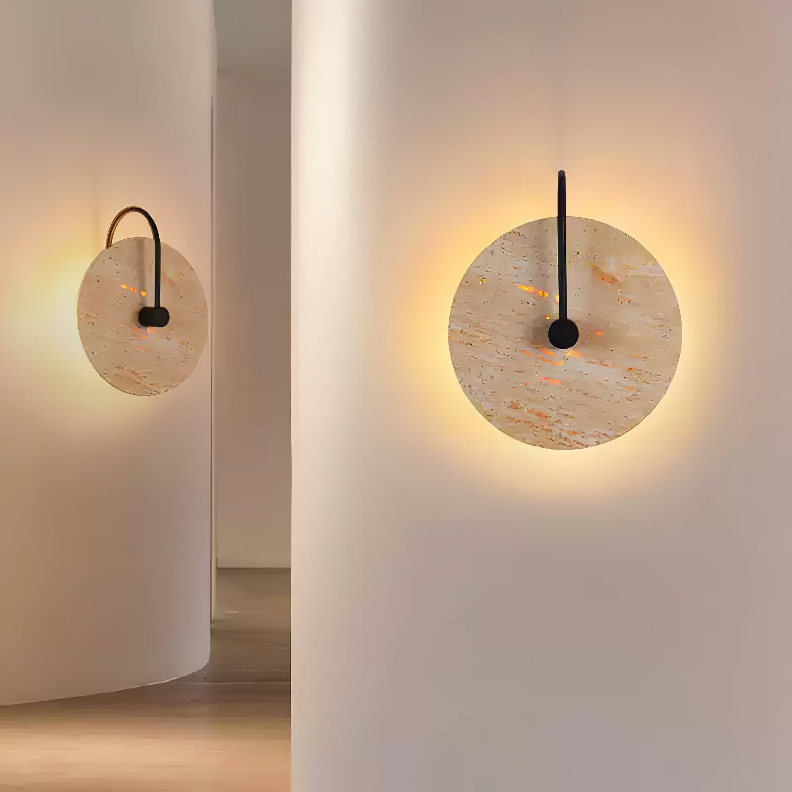 Ulsk Travertine Wall Light-Neutral Decor