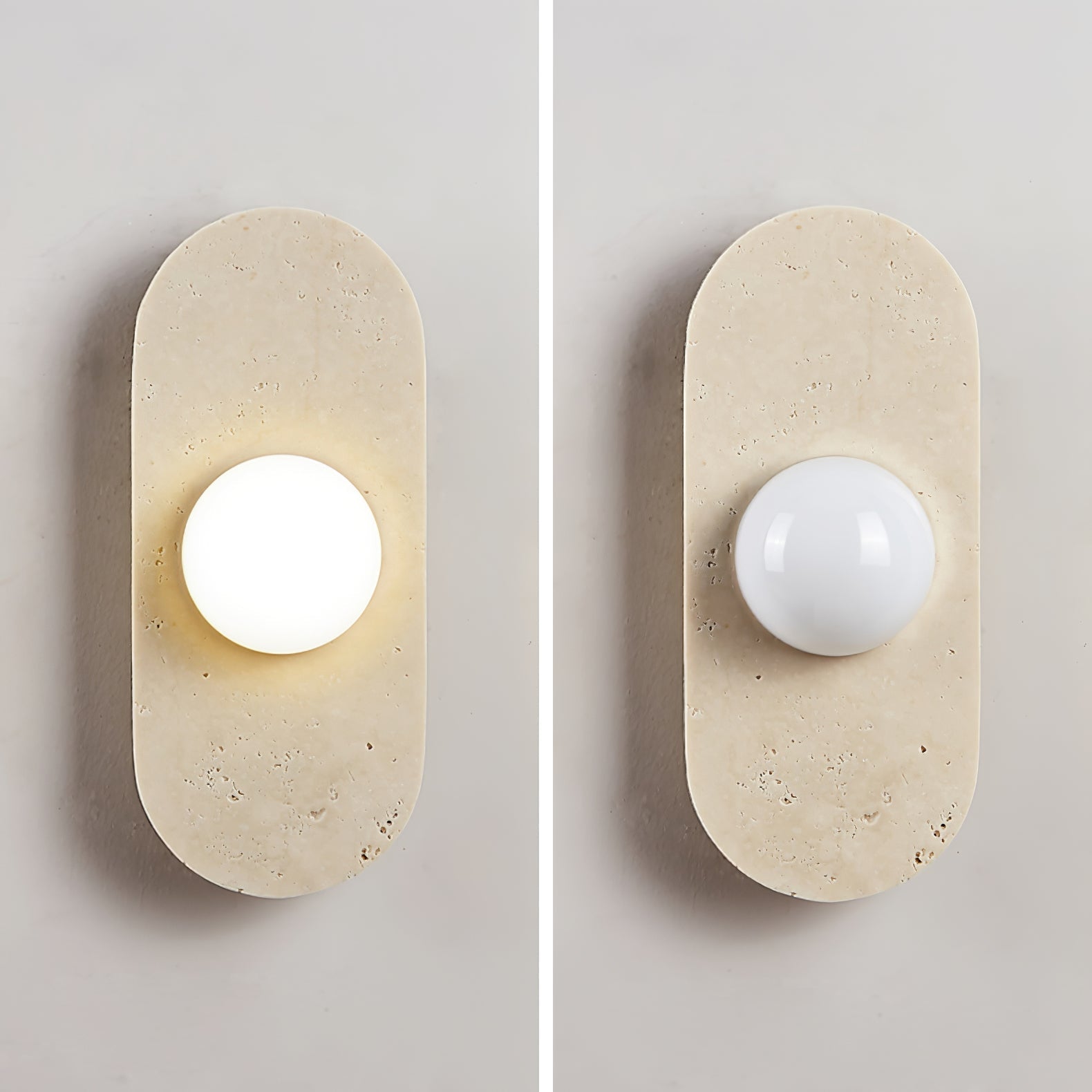 Zasoliel Minimalist Travertine Wall Light-Neutral Decor
