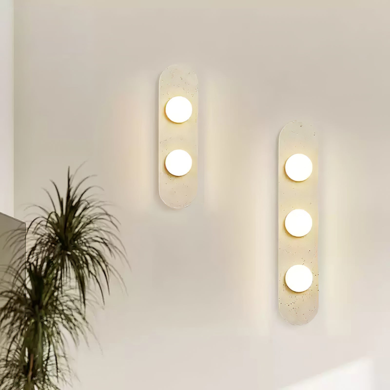 Zasoliel Minimalist Travertine Wall Light-Neutral Decor