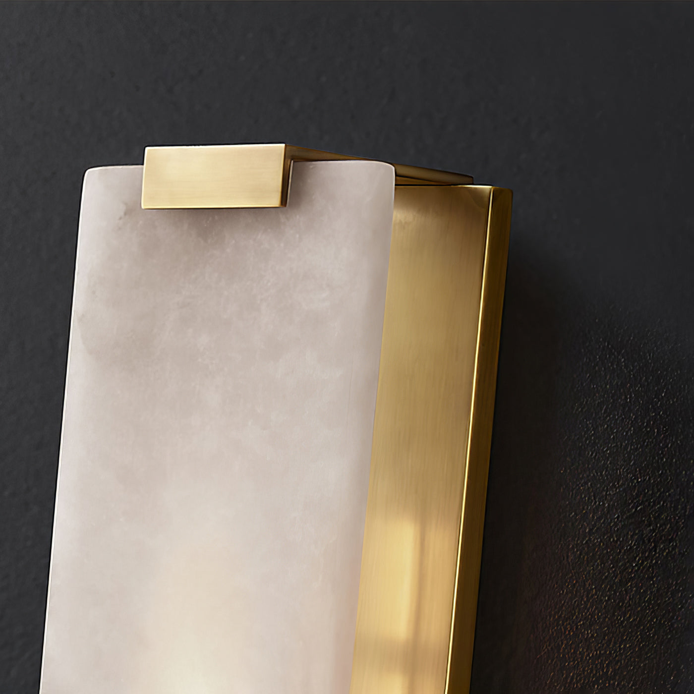 Velen Wall Lamp Alabaster Panel Glow-Neutral Decor