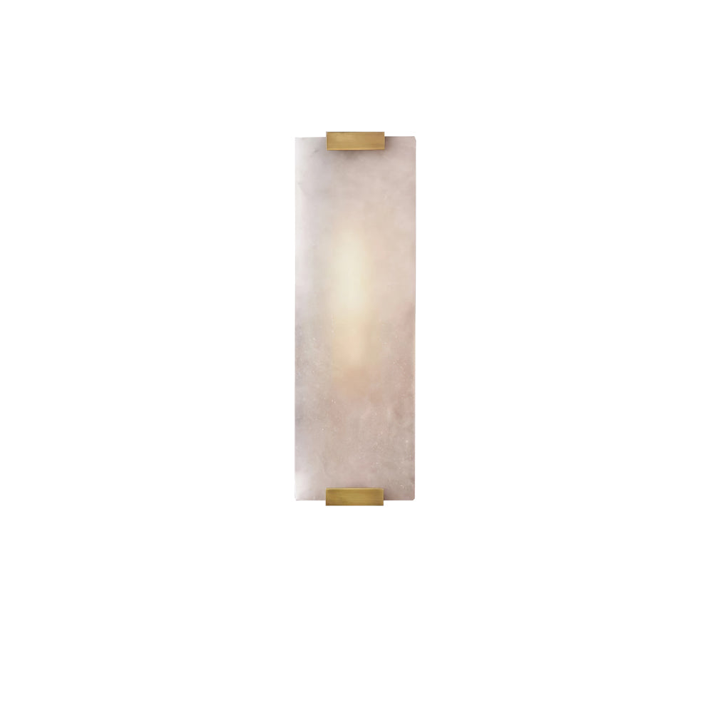Velen Wall Lamp Alabaster Panel Glow-Neutral Decor