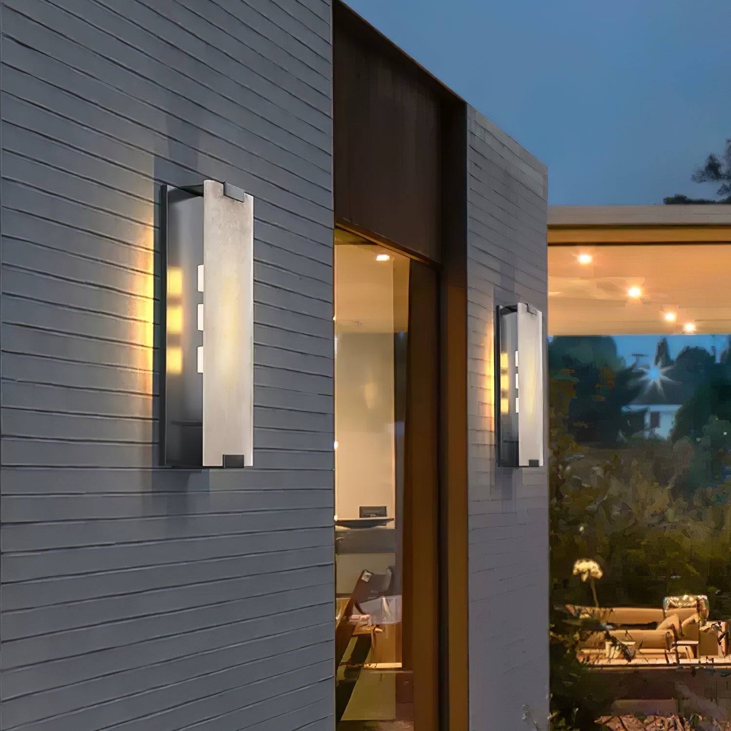 Velen Wall Lamp Alabaster Panel Glow-Neutral Decor