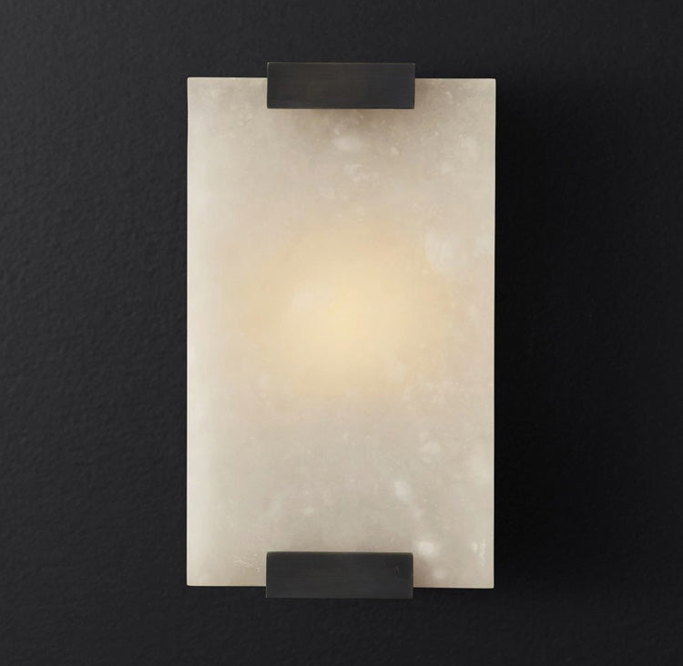 Roux Wall Lamp Alabaster Panel Glow