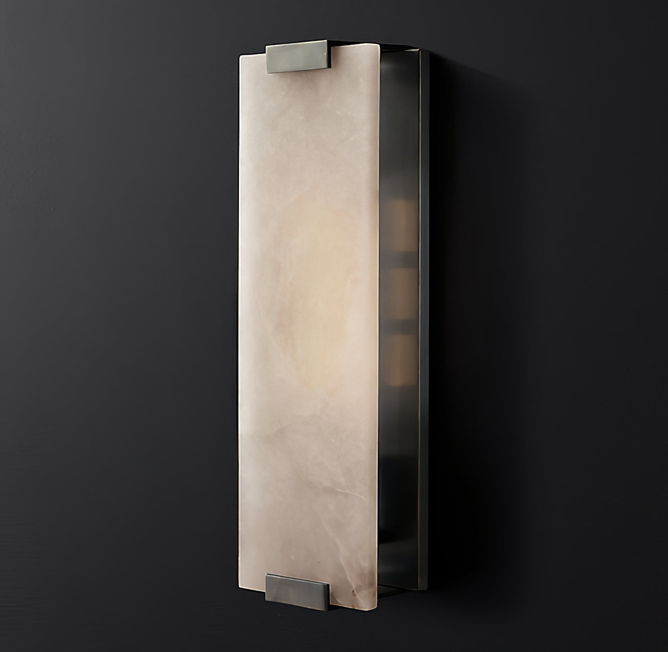 Velen Wall Lamp Alabaster Panel Glow-Neutral Decor
