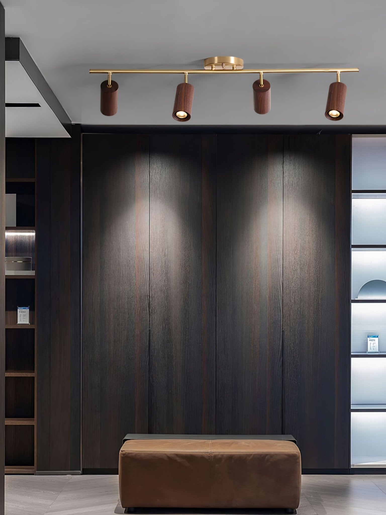 Usolila Modern Minimalist Wood Ceiling Light-Neutral Decor