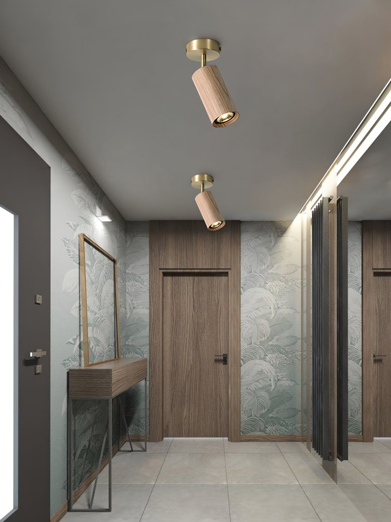 Usolila Modern Minimalist Wood Ceiling Light-Neutral Decor