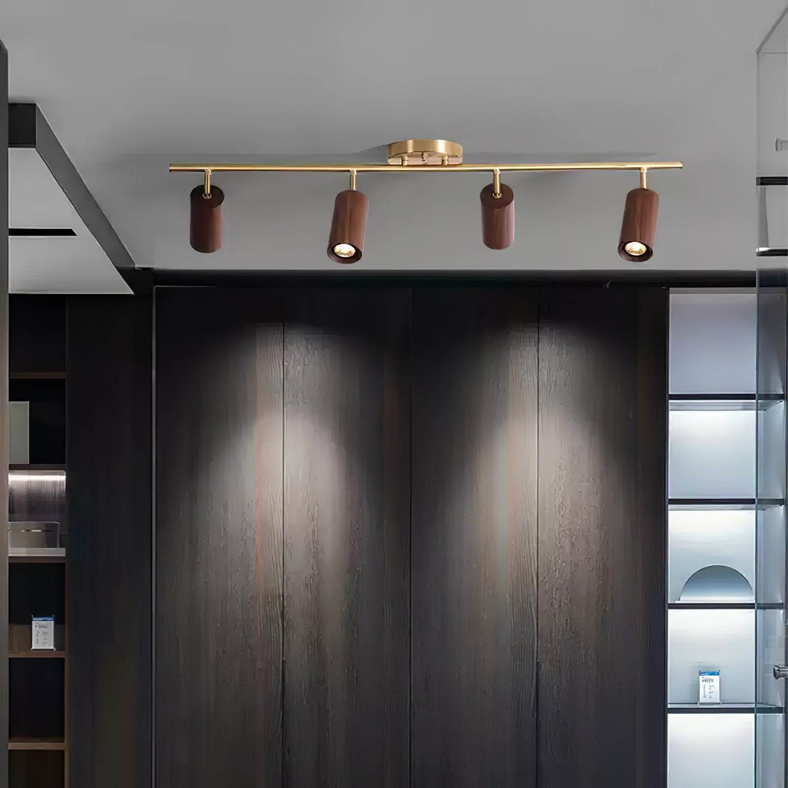 Usolila Modern Minimalist Wood Ceiling Light-Neutral Decor