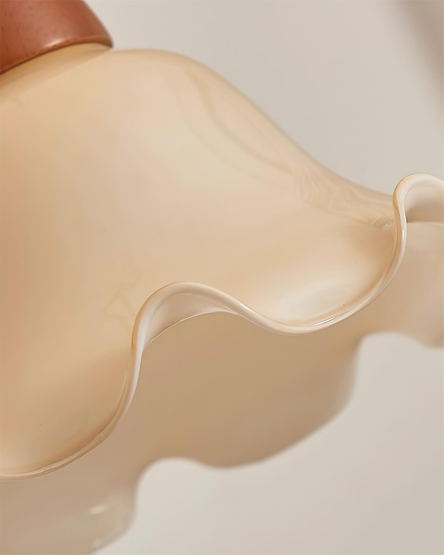 Glyna Wavy Glass Pendant Light